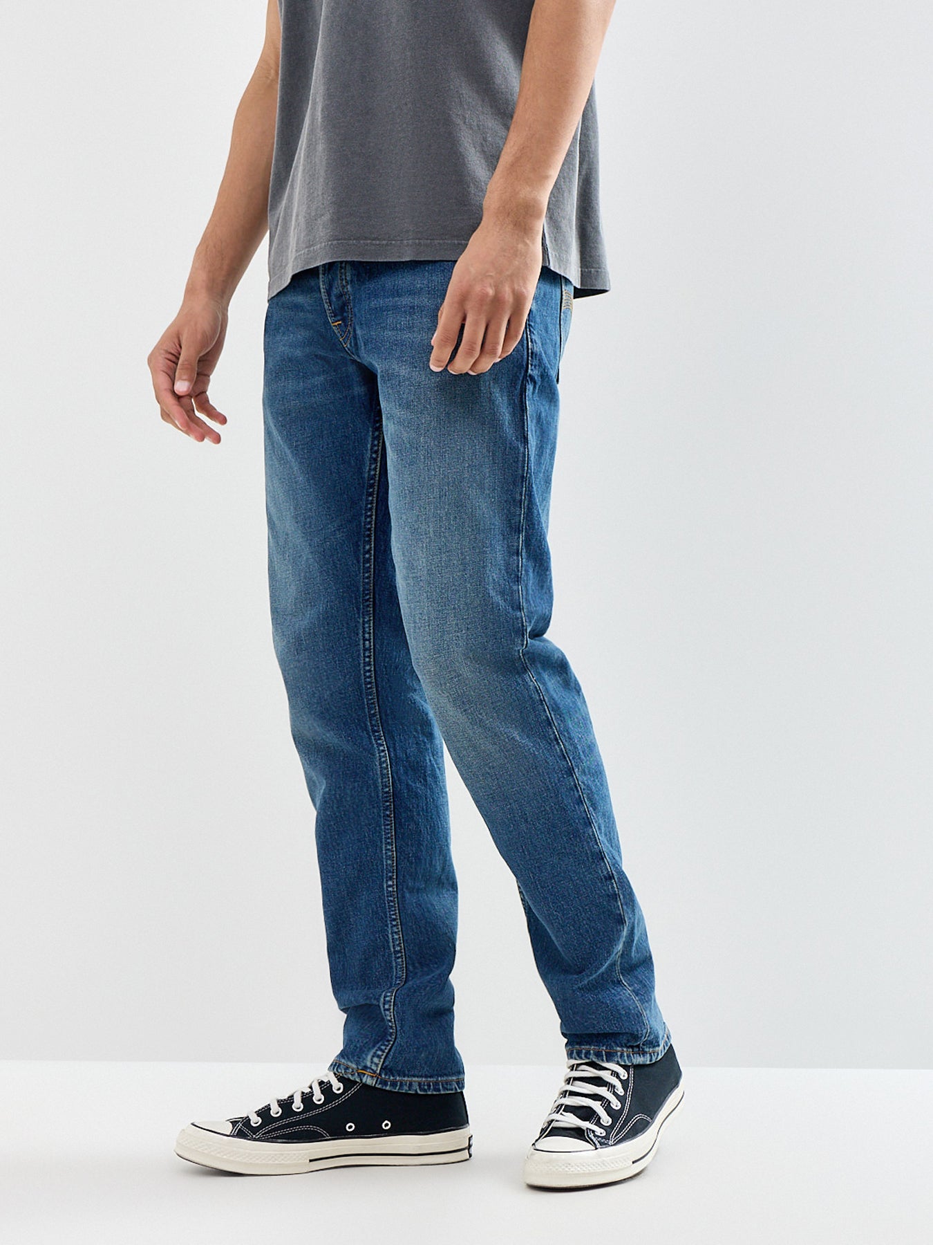 Solid Ollie Slim Jeans Blue