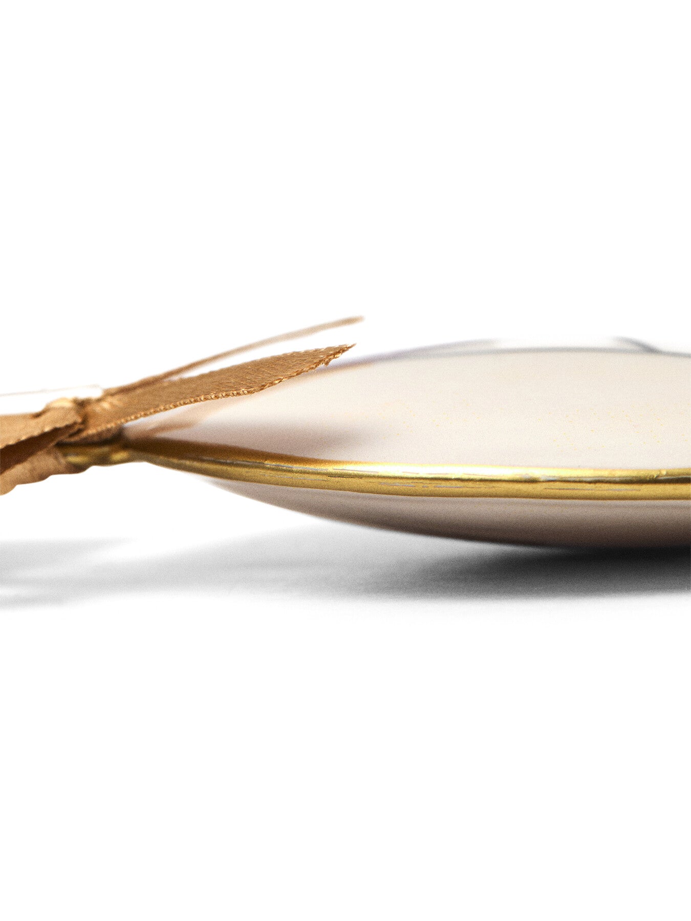 Enamel Round Alphabet Letter Bauble V