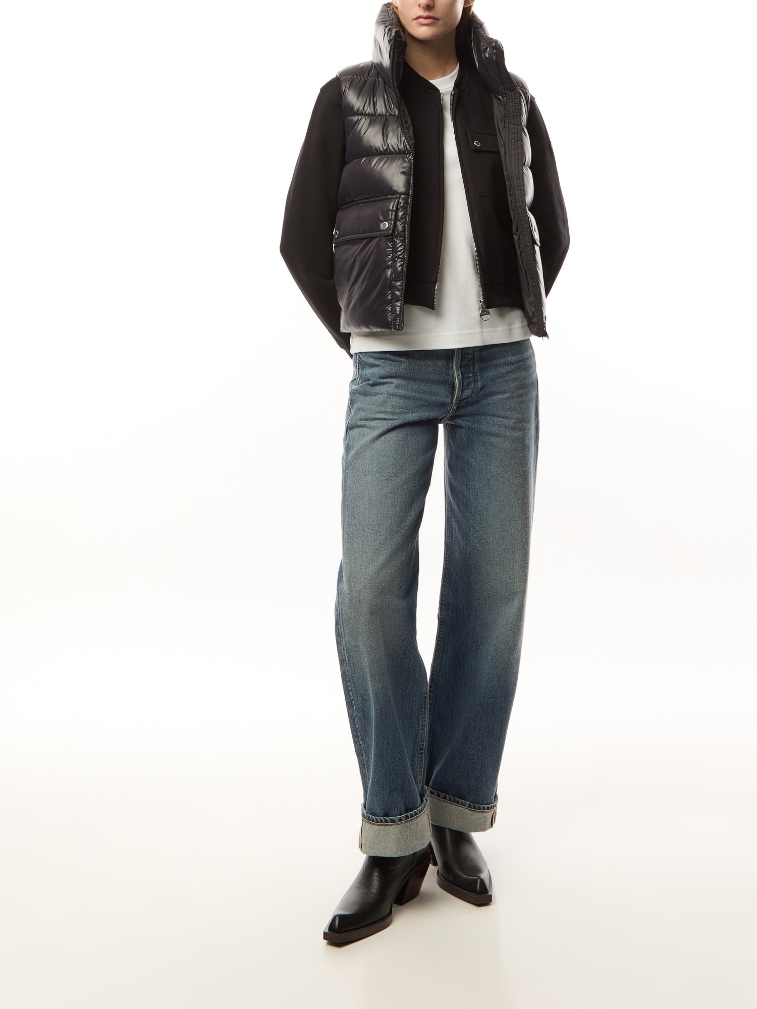Womens Barbour International Griffin Puffer Gilet