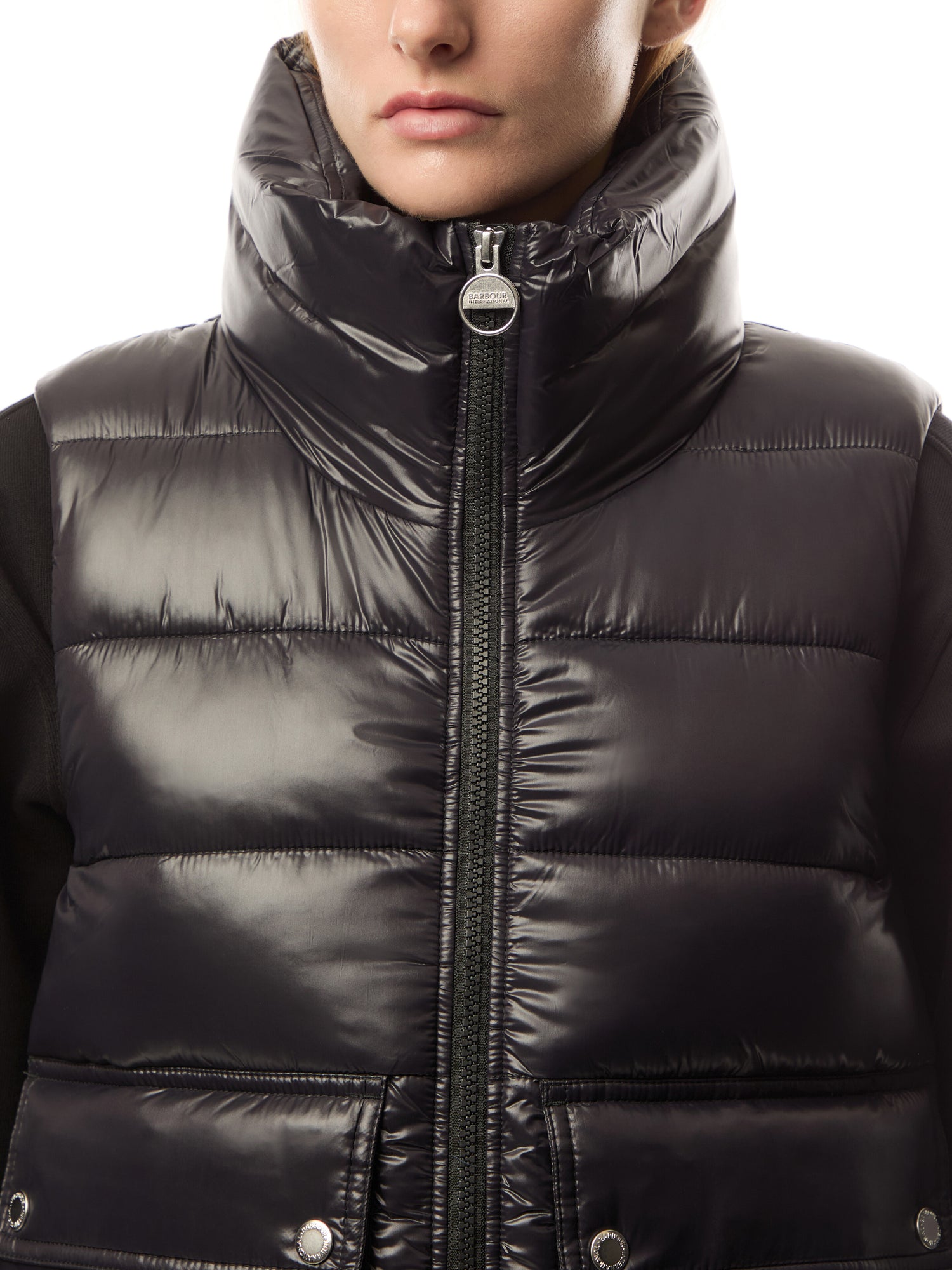 Womens Barbour International Griffin Puffer Gilet