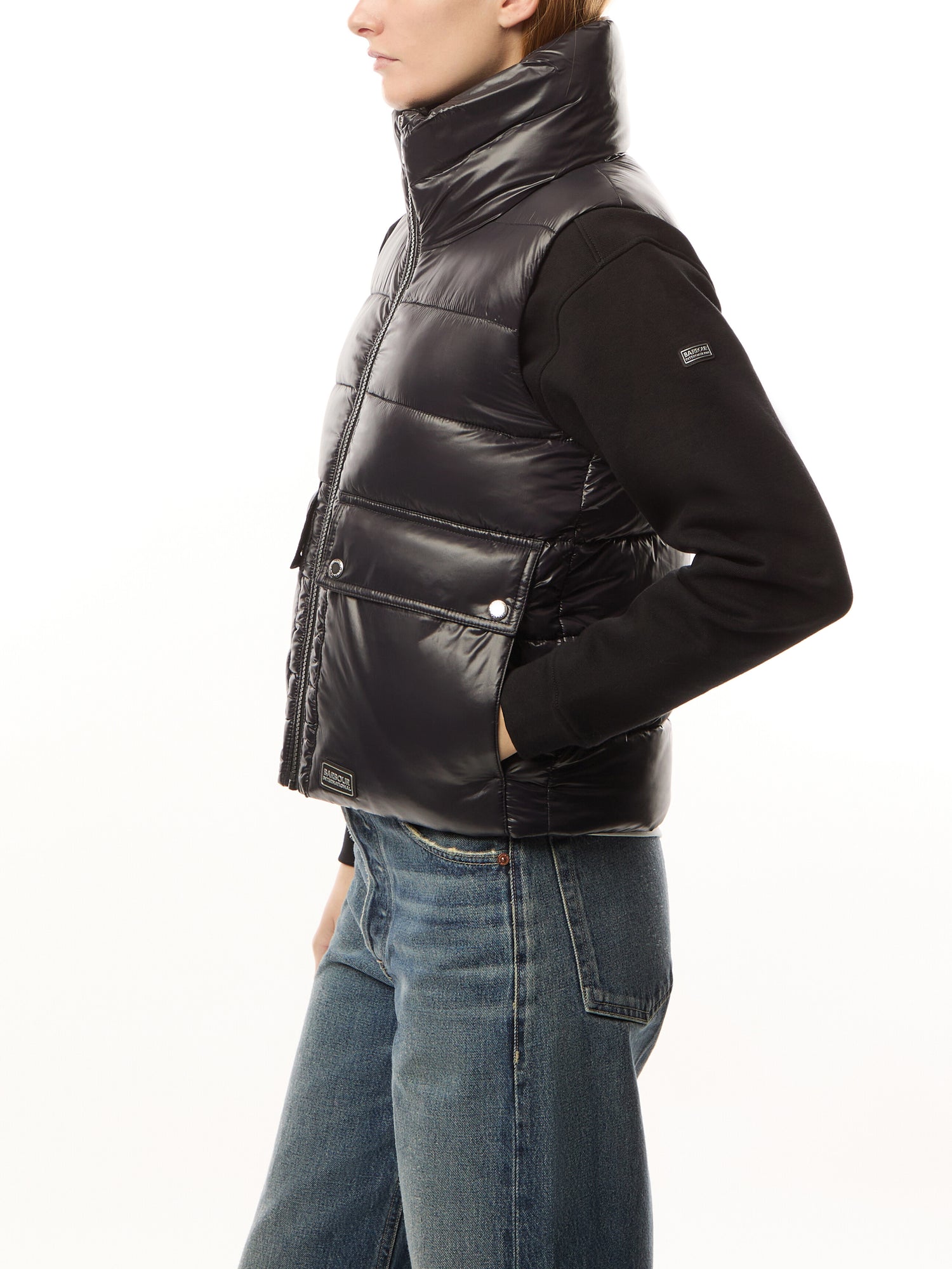 Womens Barbour International Griffin Puffer Gilet