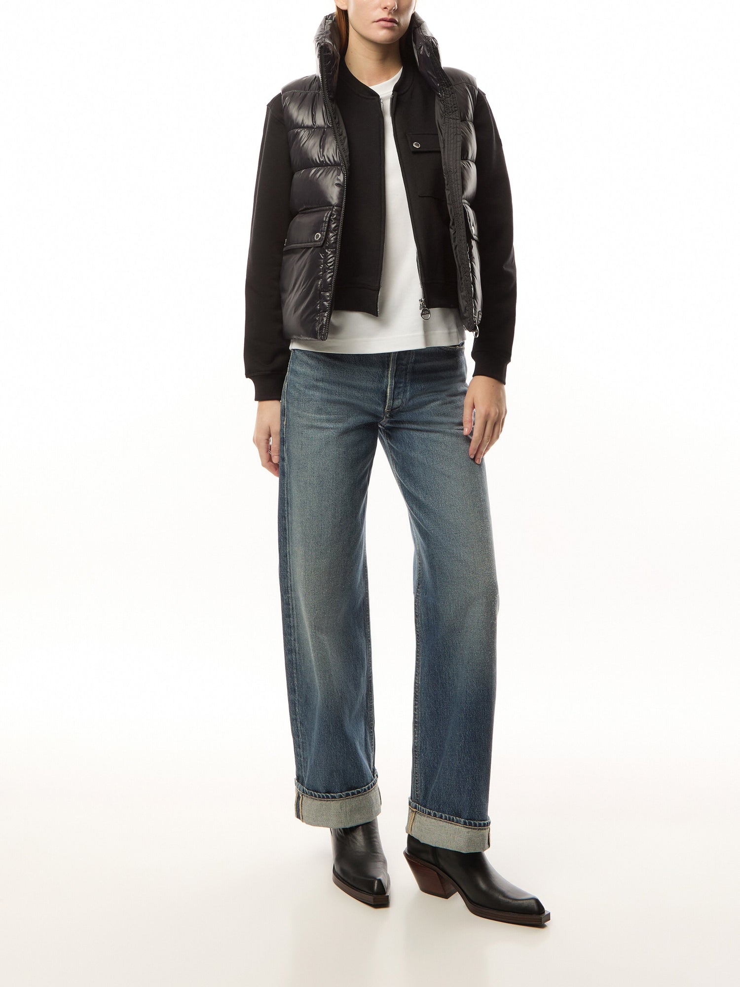 Womens Barbour International Della Sweat Bomber