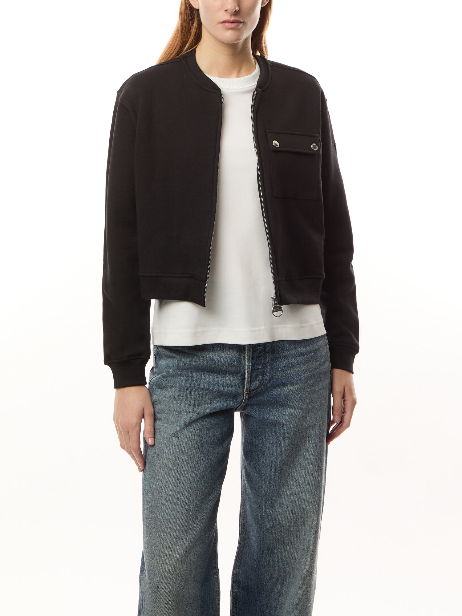 Womens Barbour International Della Sweat Bomber