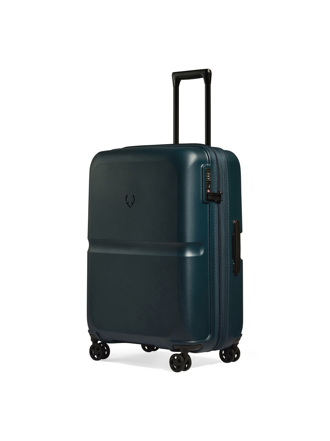 Single Stripe 68cm Medium Suitcase Blue