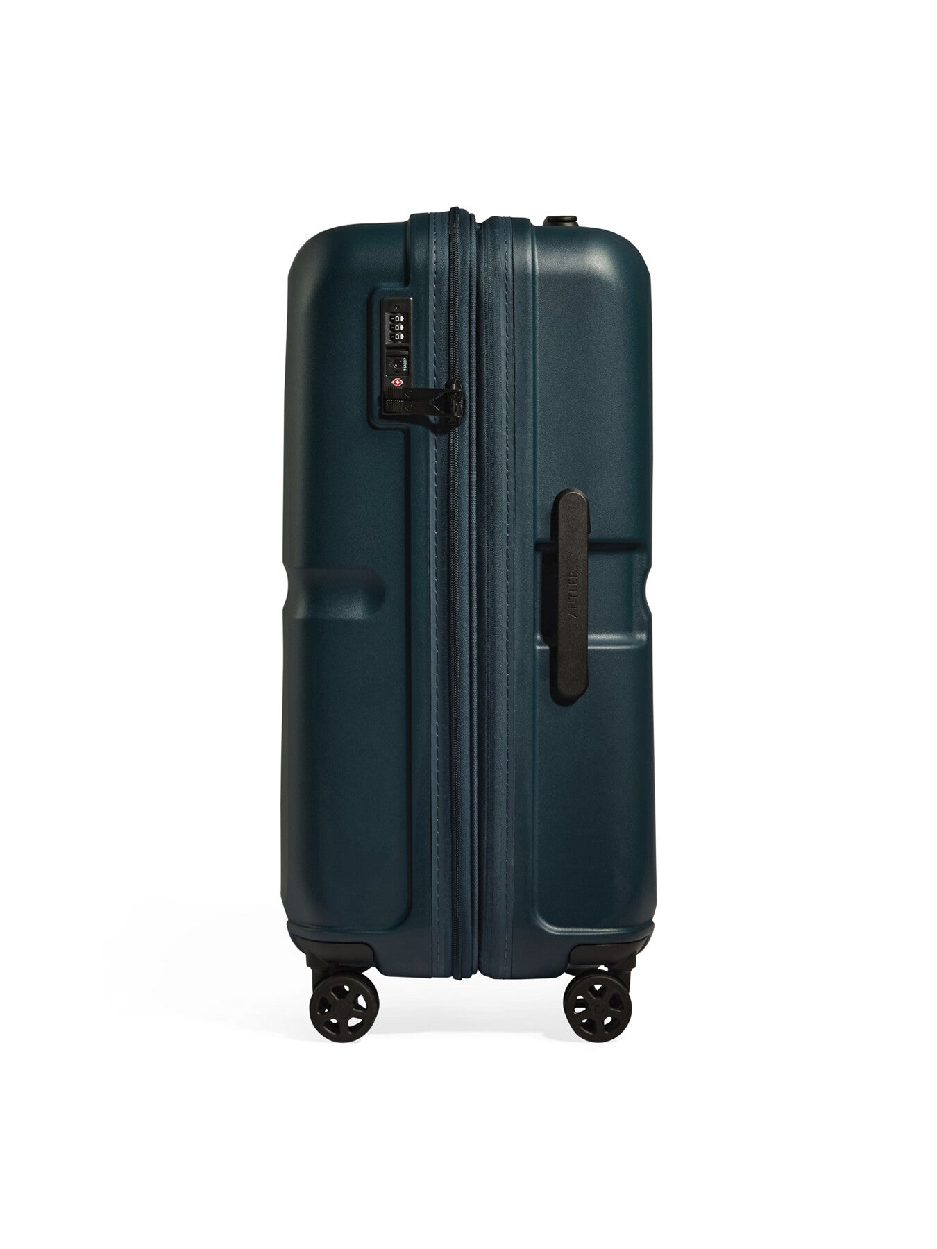 Single Stripe 68cm Medium Suitcase Blue