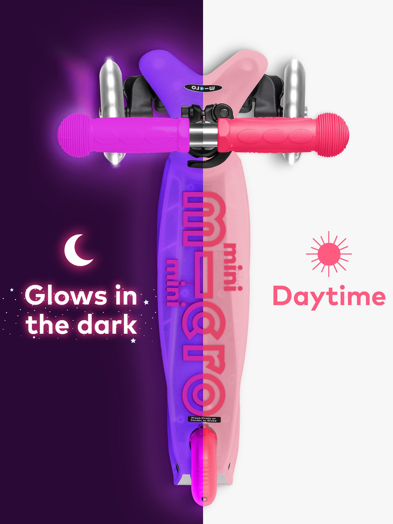 Glow LED Scooter Pink