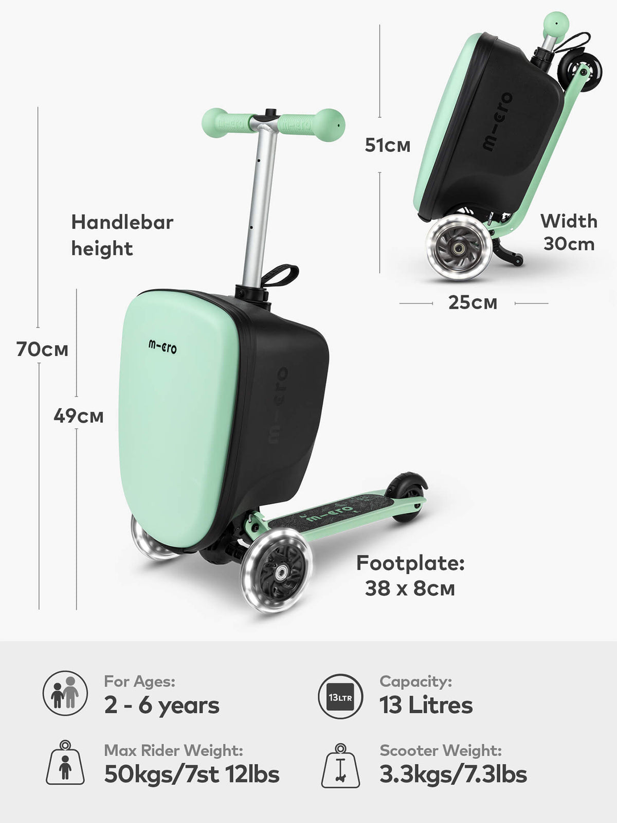 Mini Suitcase Scooter