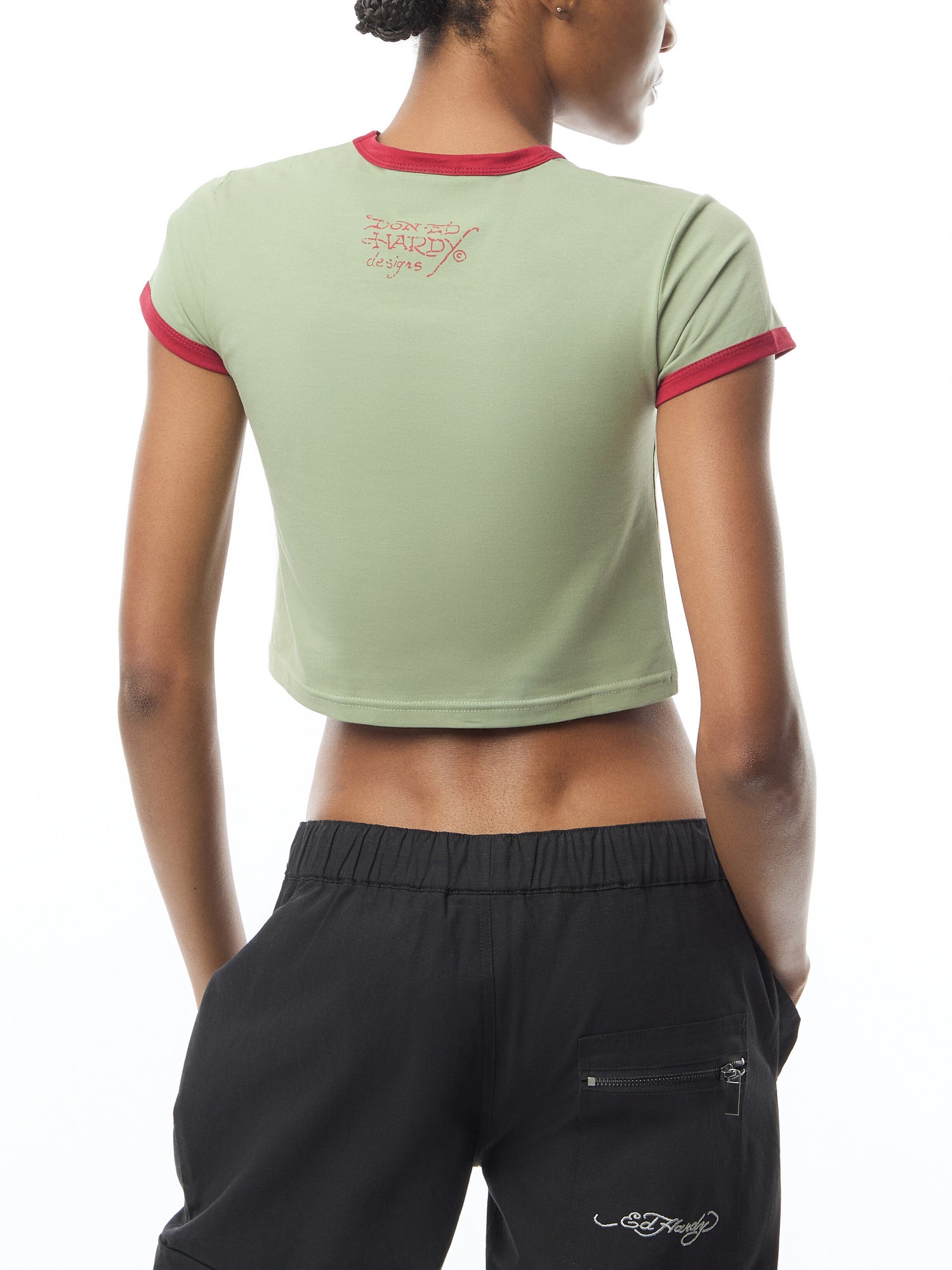 Cherry Love Bomb Diamante Baby Tshirt