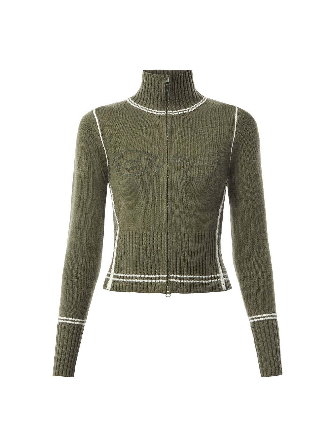 Life Before Knitted Zip Thru Jacket