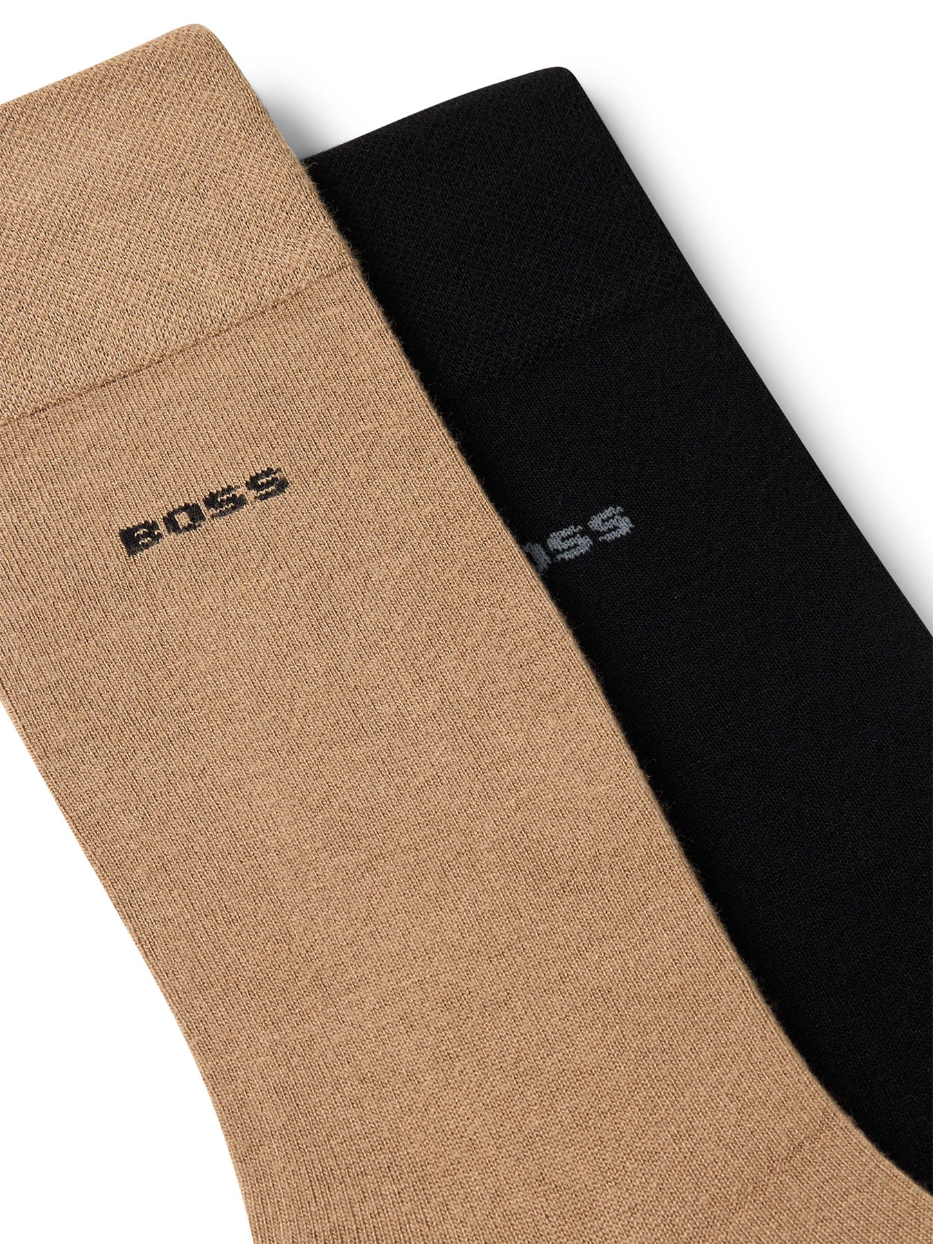Bamboo Crew Socks 2 Pack Beige