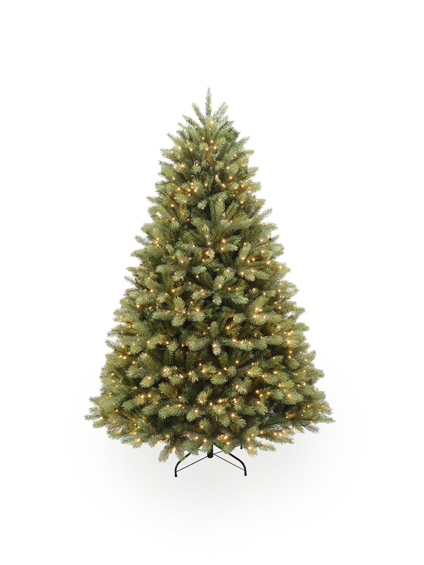 Surrey Fir Pvc Hinged Christmas Tree Led Lit