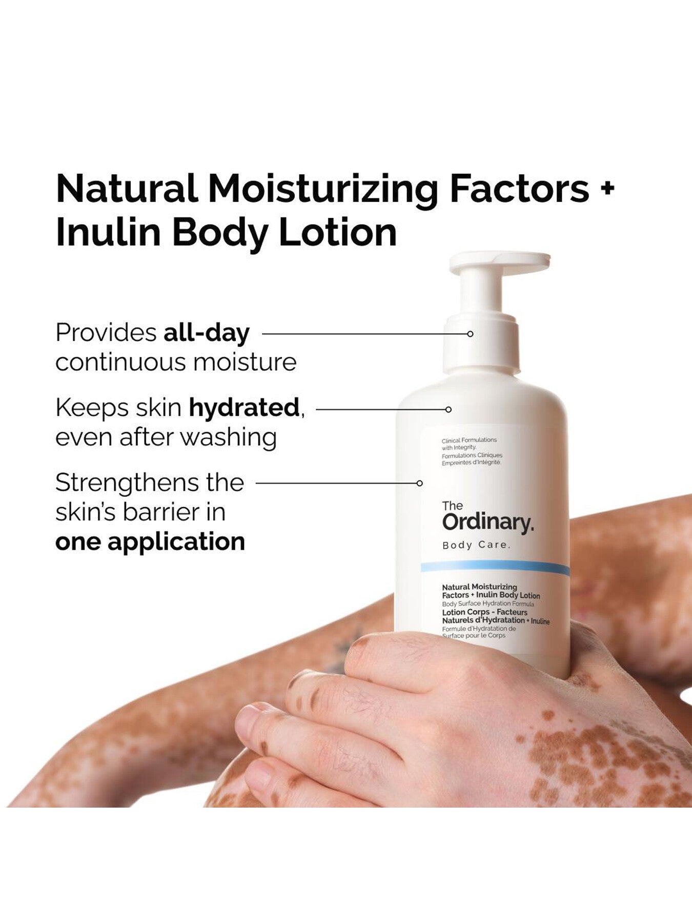 Natural Moisturizing Factors and Inulin Body Lotion