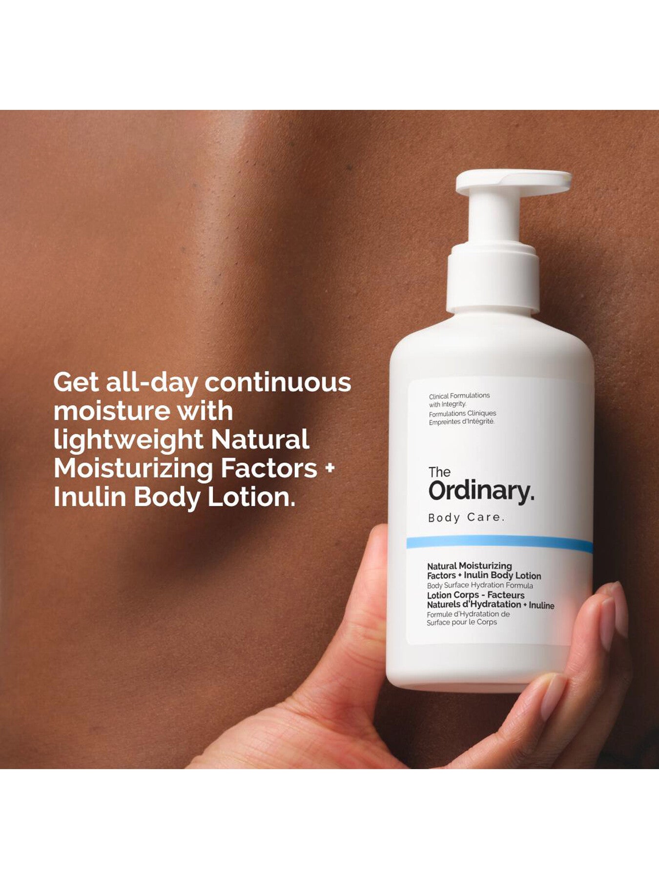 Natural Moisturizing Factors and Inulin Body Lotion