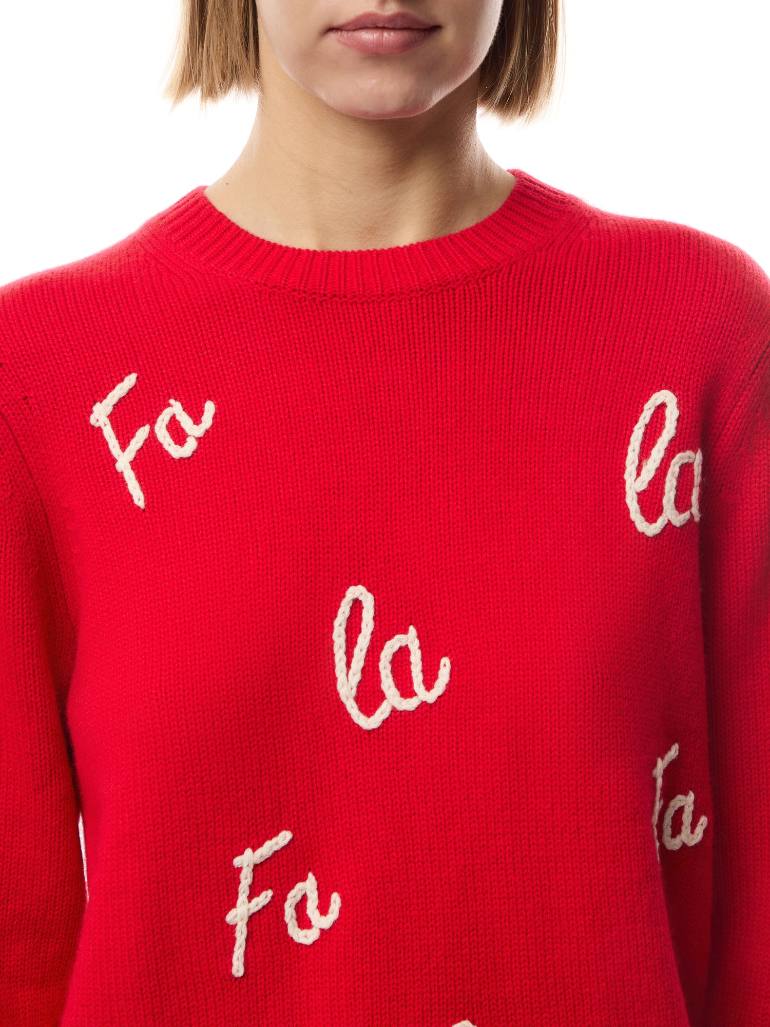 Fa Lala Hand Embroidered Sweater