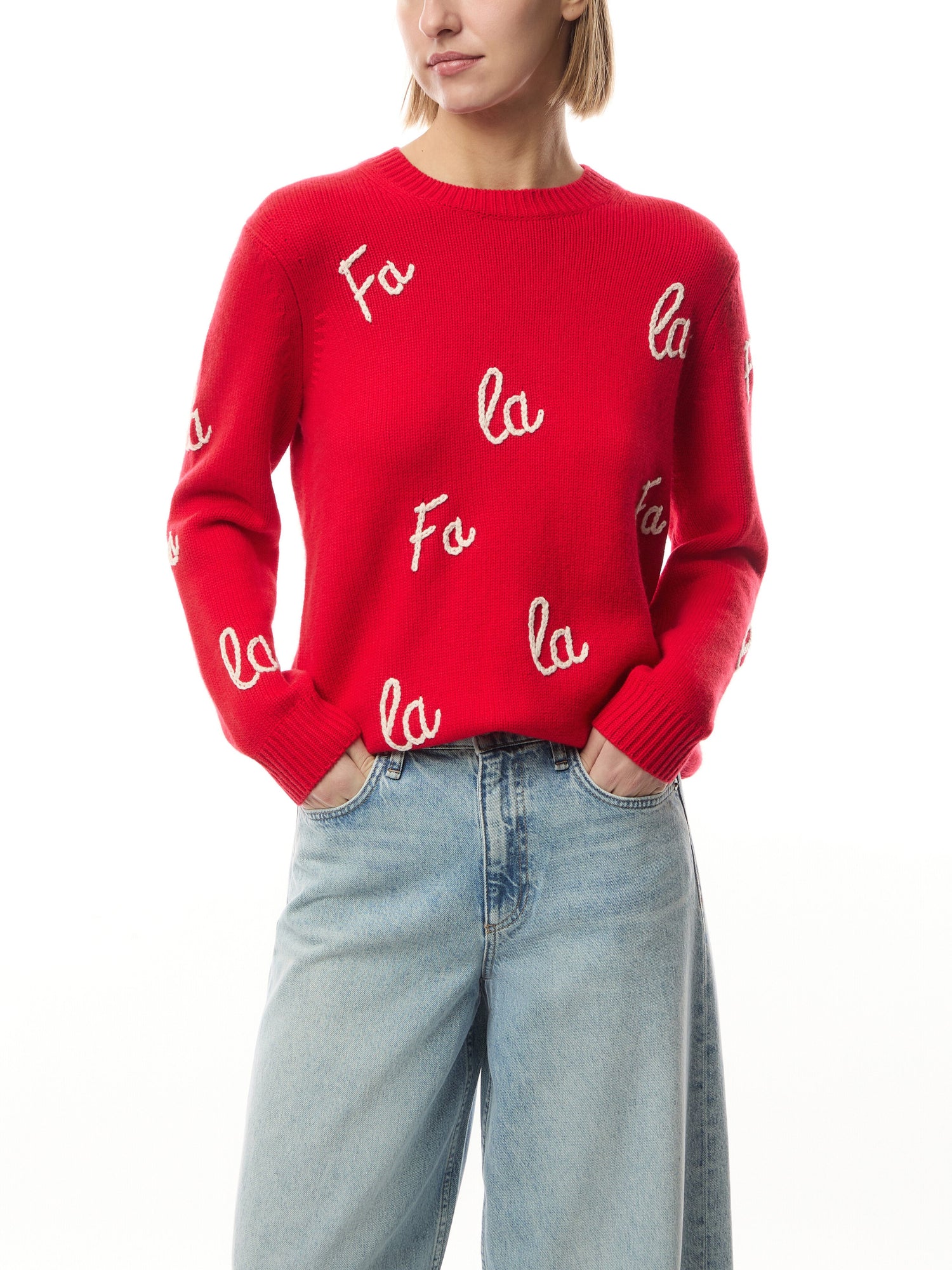 Fa Lala Hand Embroidered Sweater