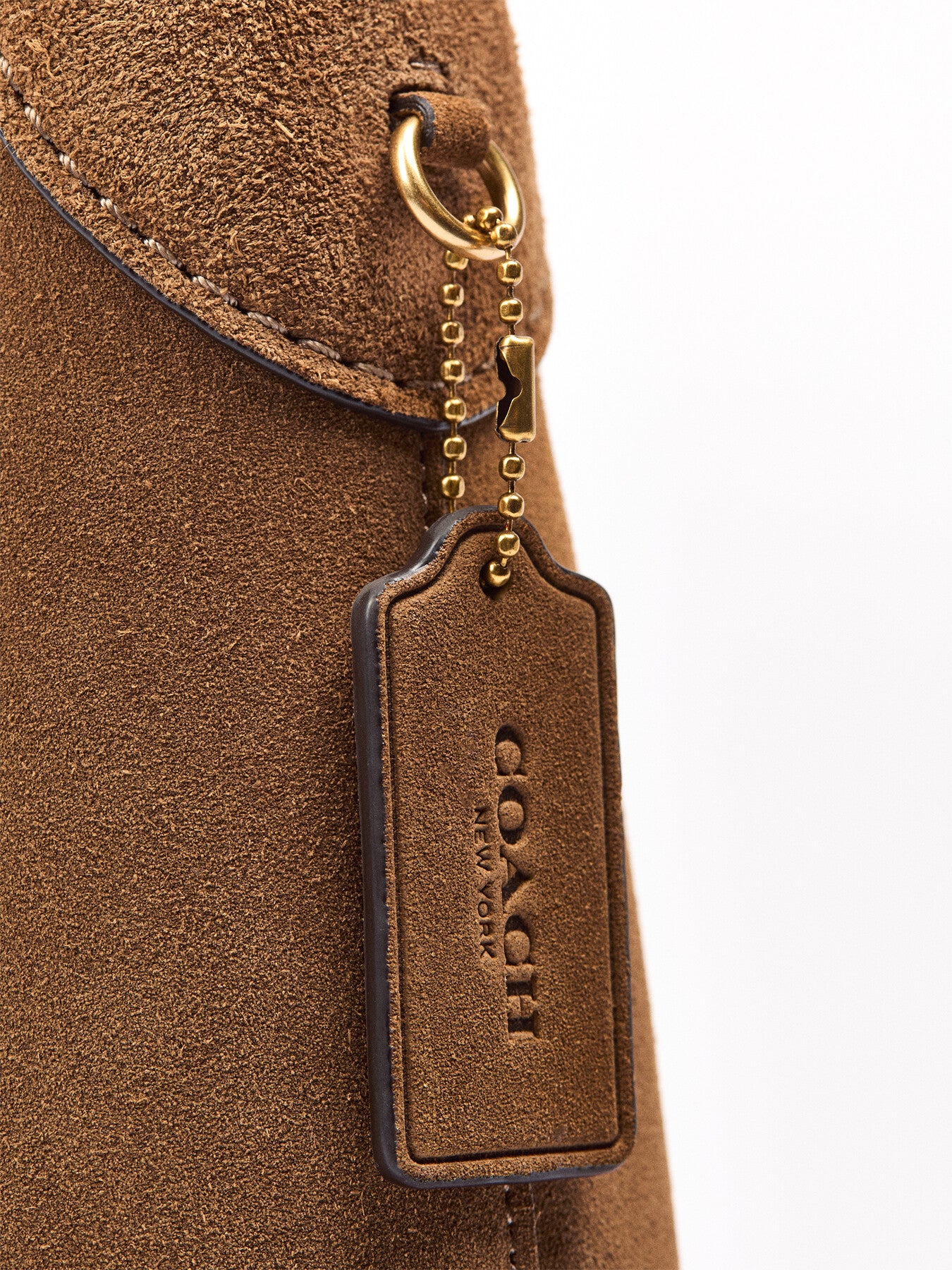 Suede Brooklyn Shoulder Bag 28