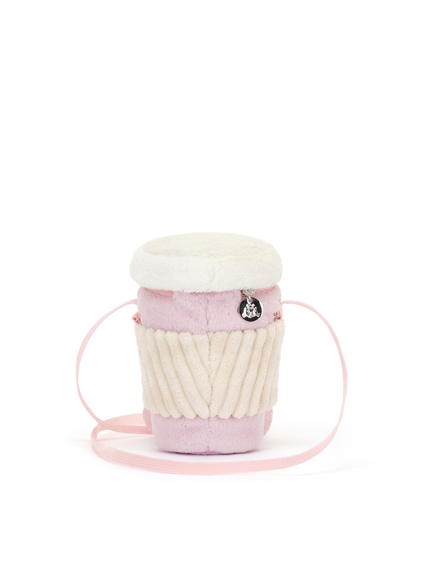 Amuseables Coffee-To-Go Pink Bag