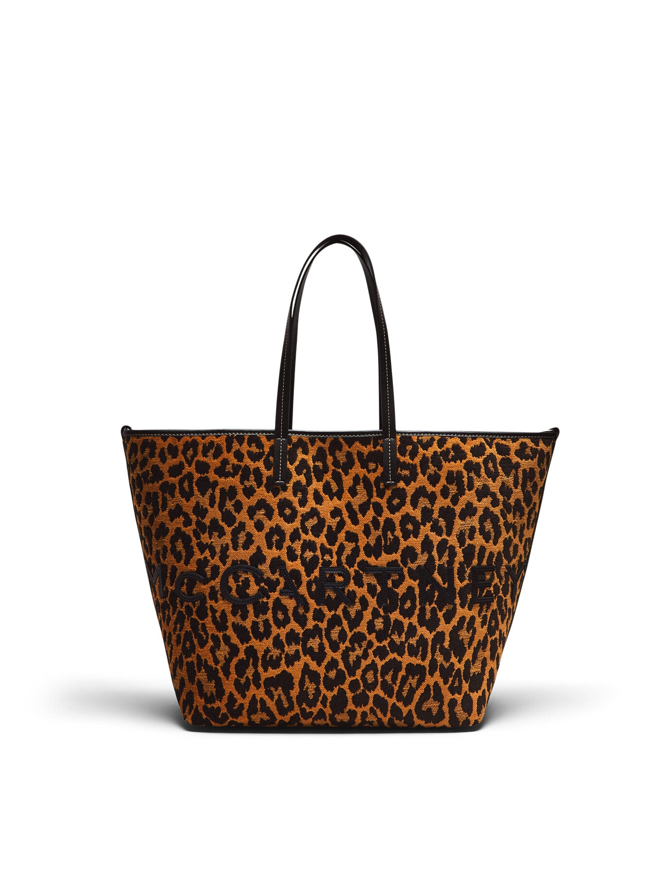 Eco Leopard Jacquard Fabric Tote Bag