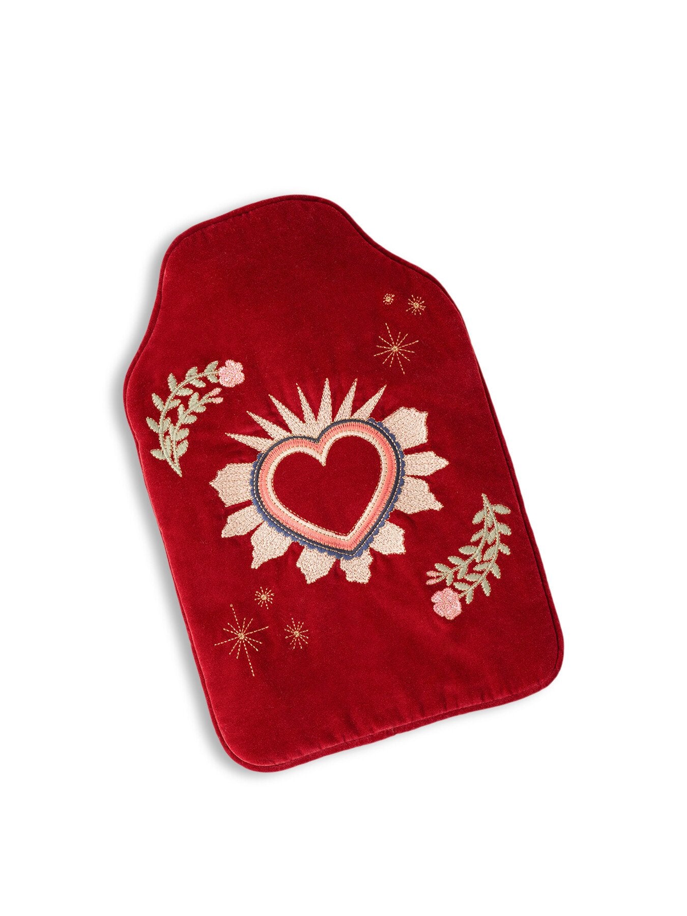 Sacred Heart Rogue Velvet Hot Water Bottle
