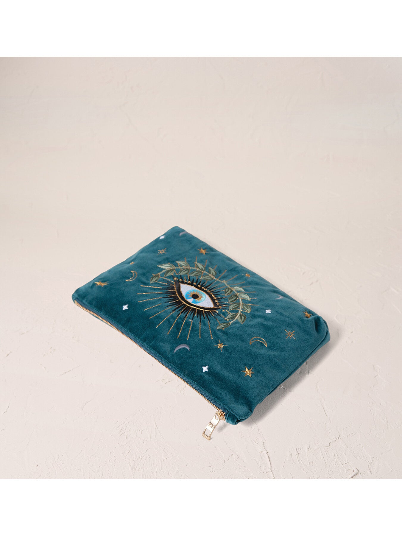 Celestrial Eye Rich Blue Velvet Everyday Pouch