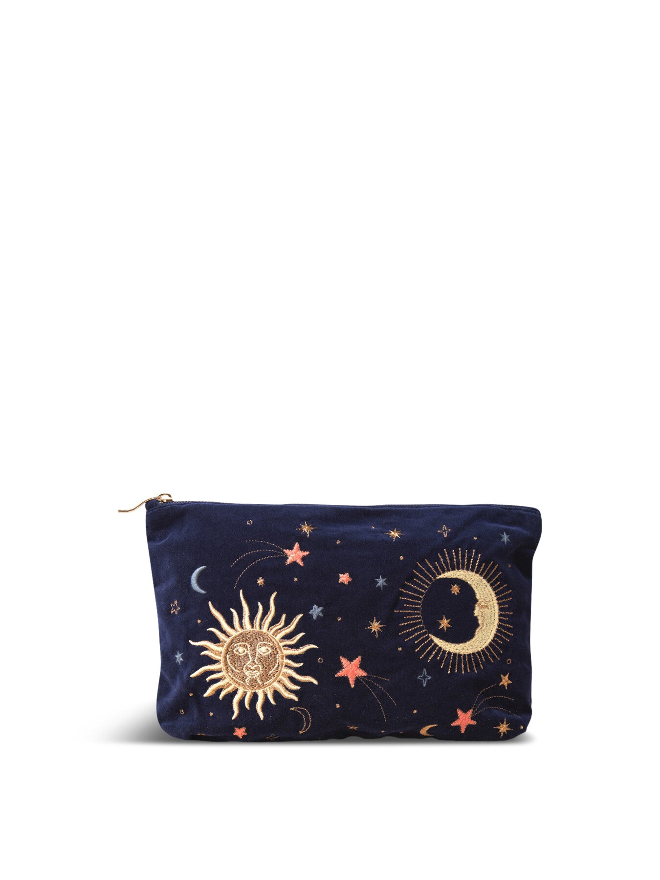 Celestial Navy Velvet Everyday Pouch