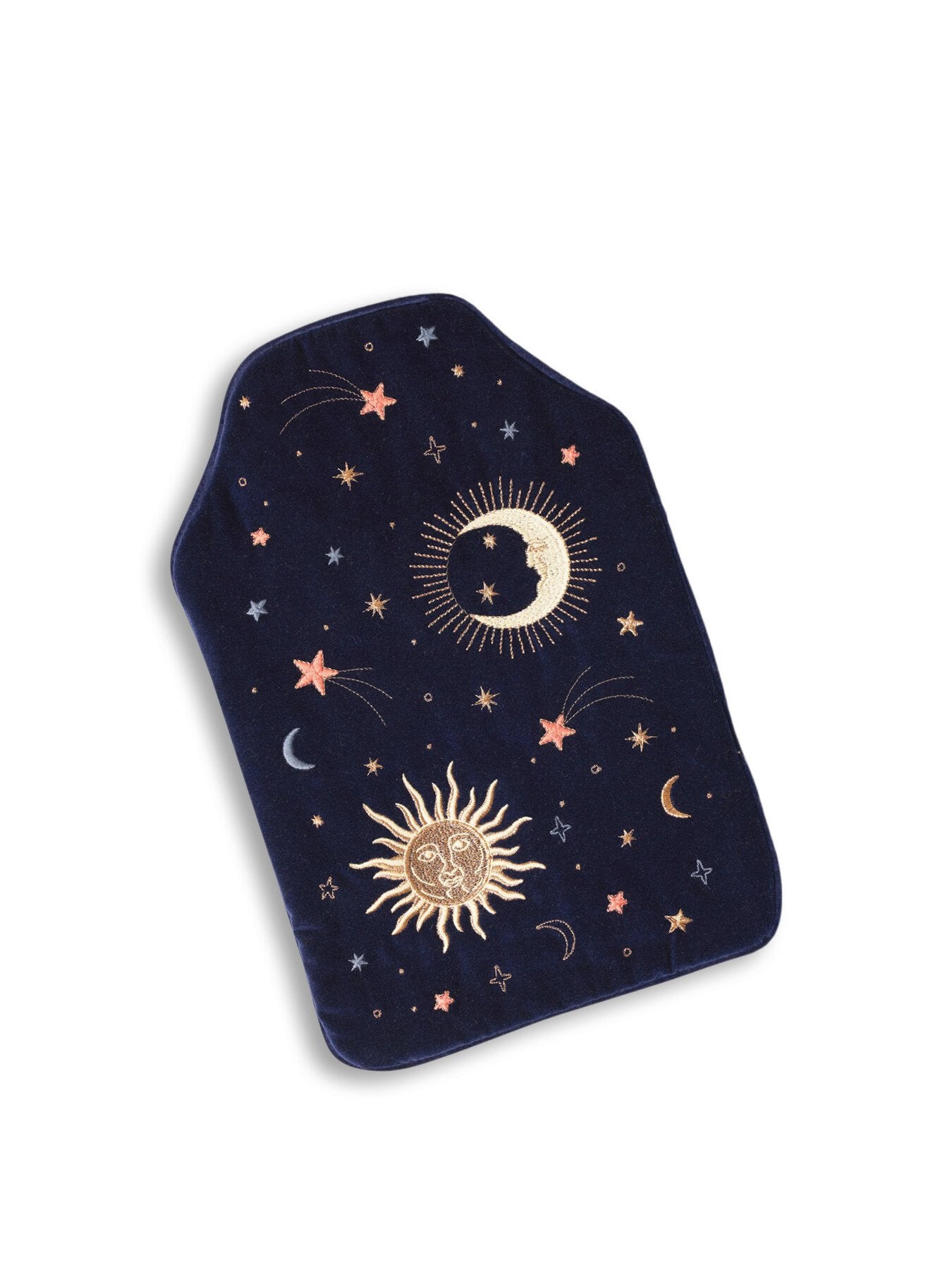 Celestial Navy Velvet Hot Water Bottle