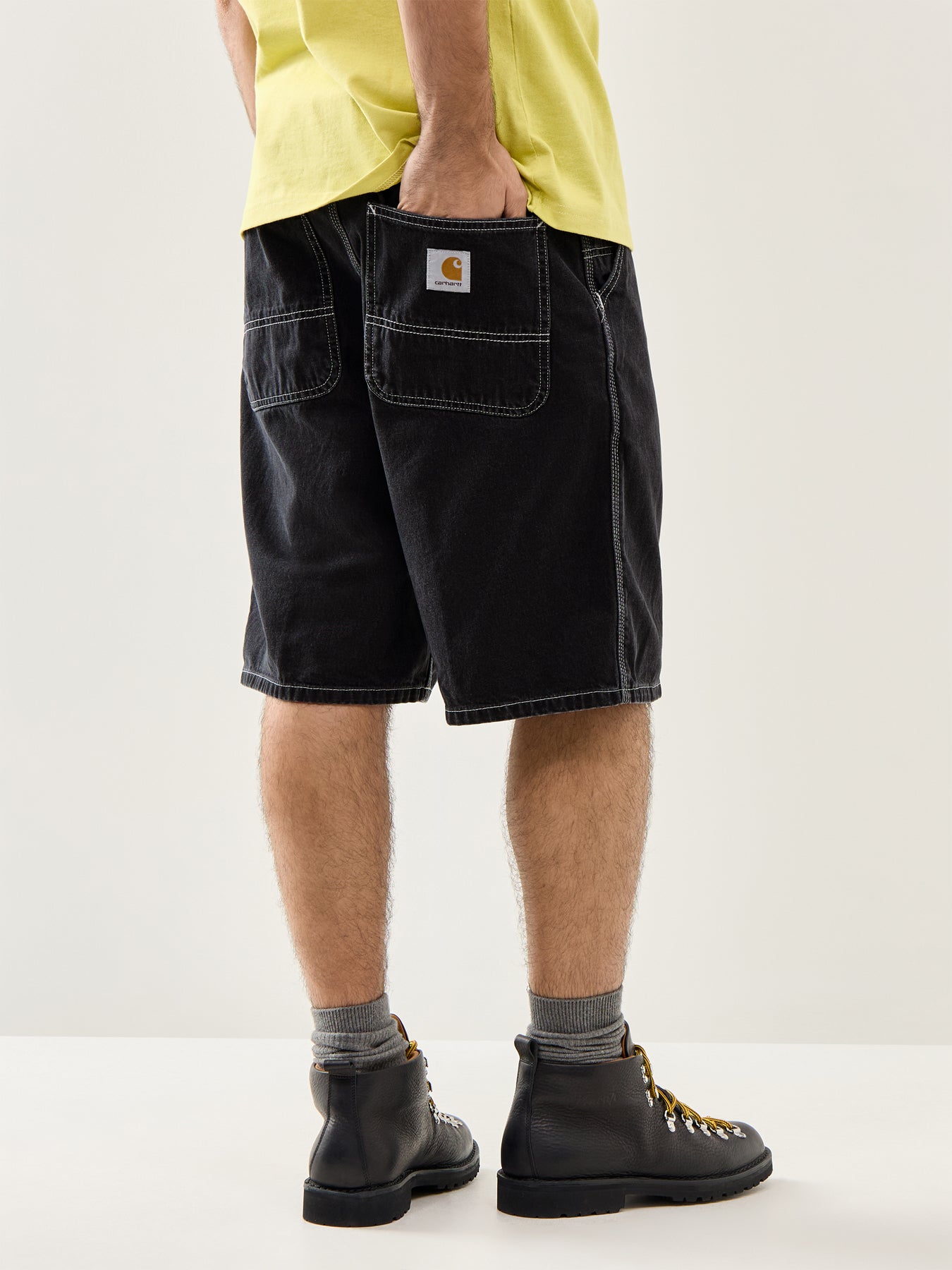 Simple Short Cotton Black