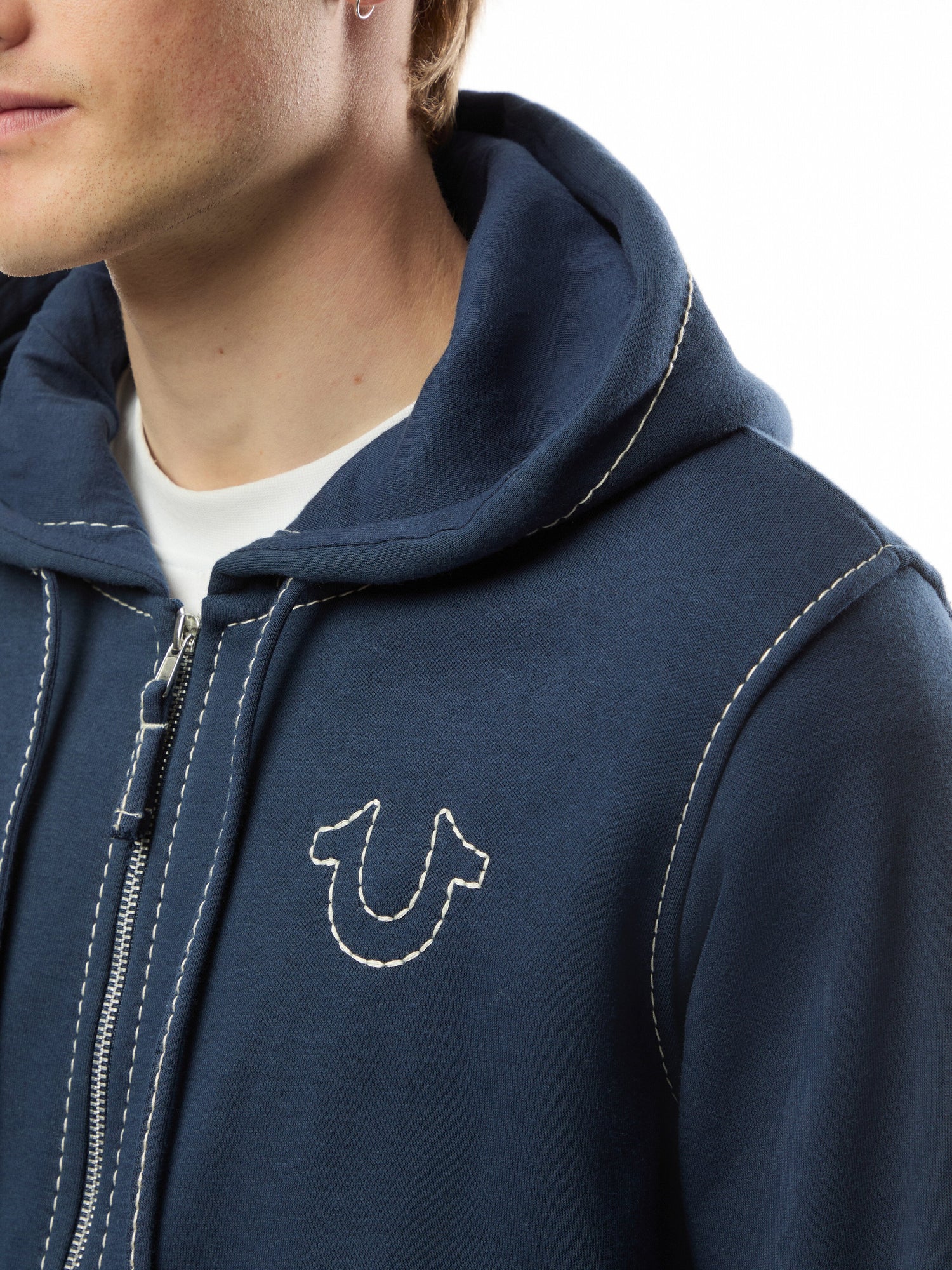 Big- T Zip Up Hoodie