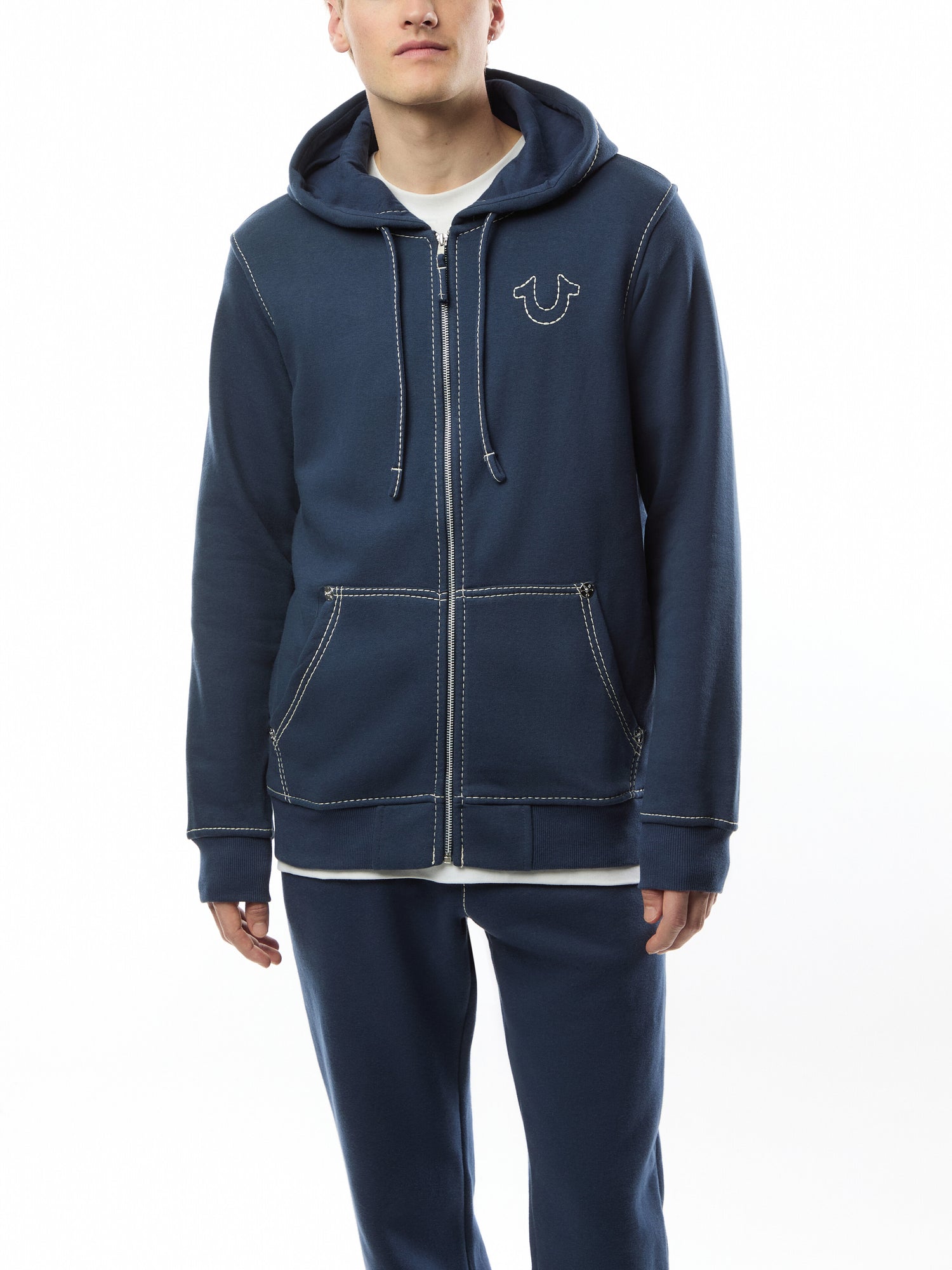 Big- T Zip Up Hoodie