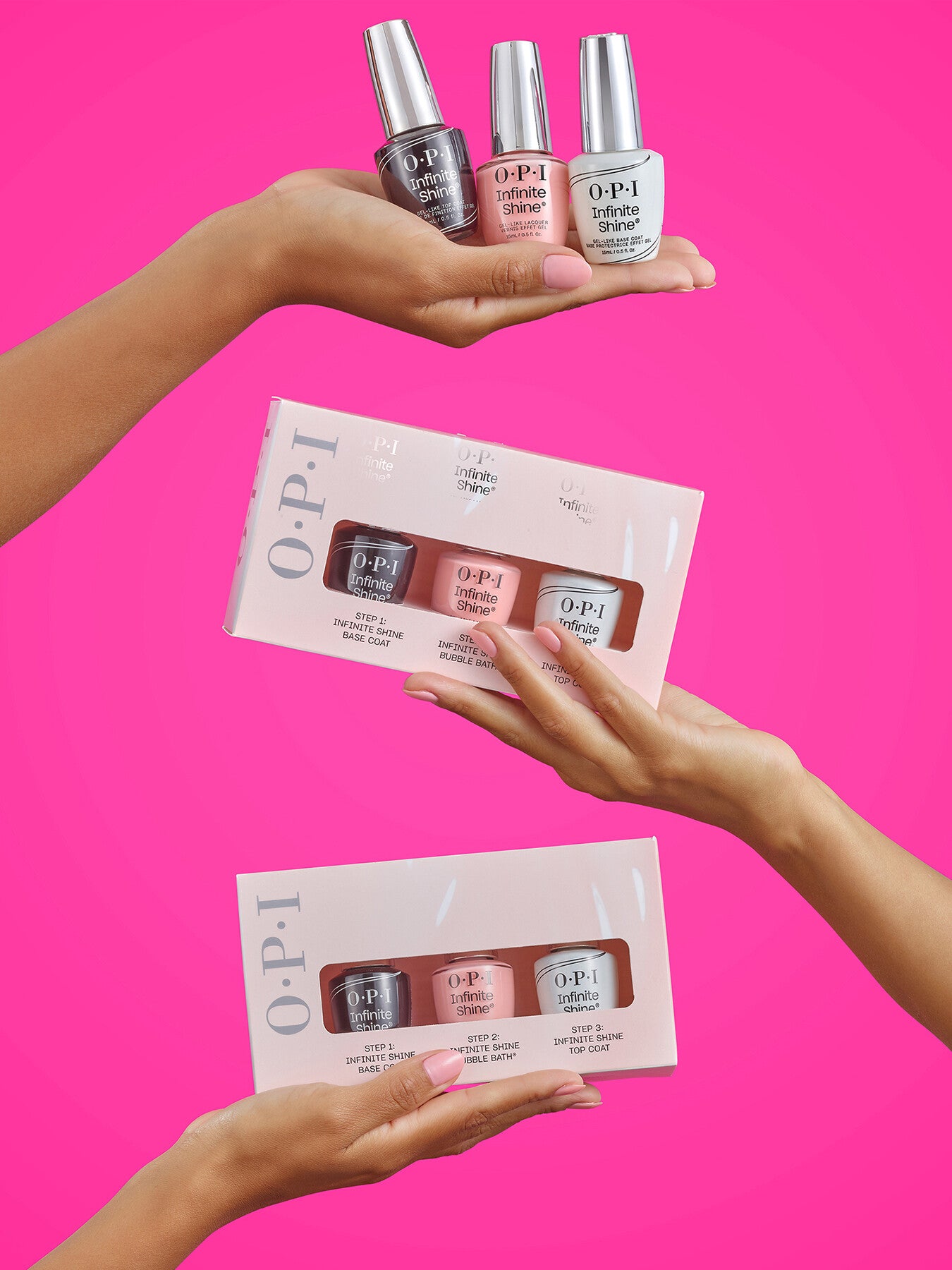 OPI Infinite Shine Perfect Pink Gift Set