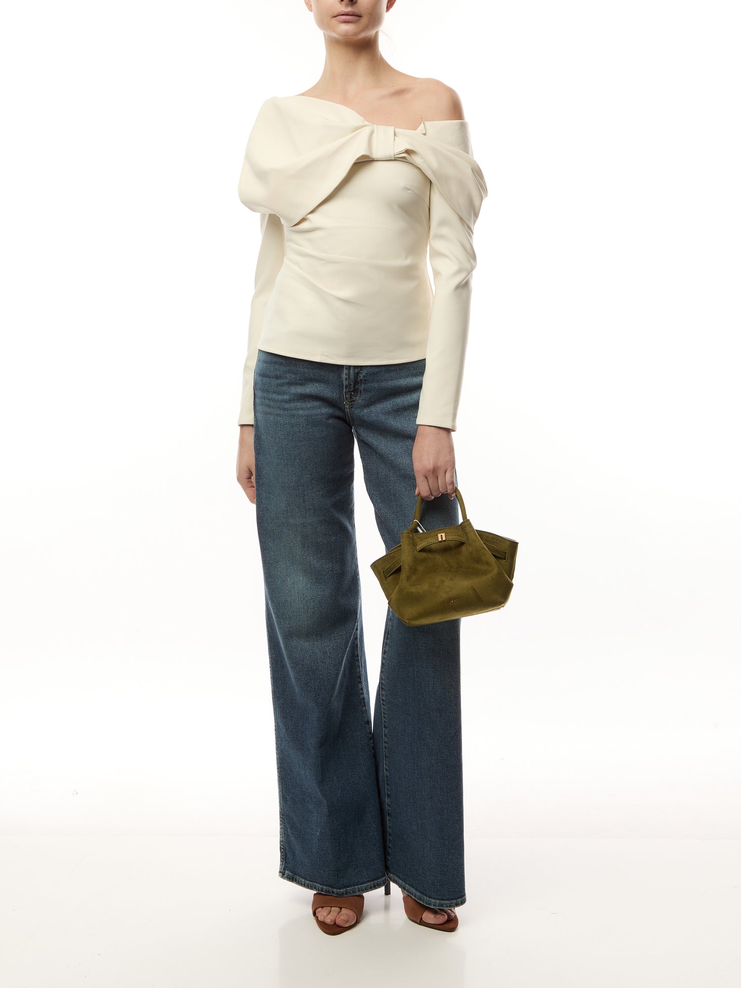 Hana Mini Faux Suede Tote Bag