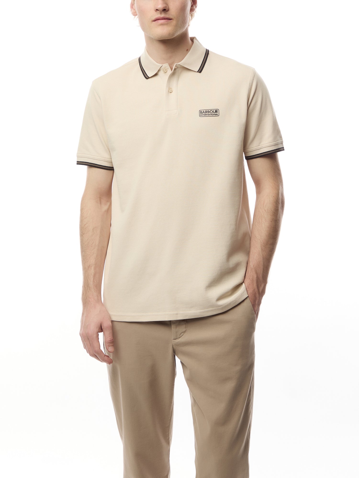 Evan Tipped Short Sleeve Polo Shirt