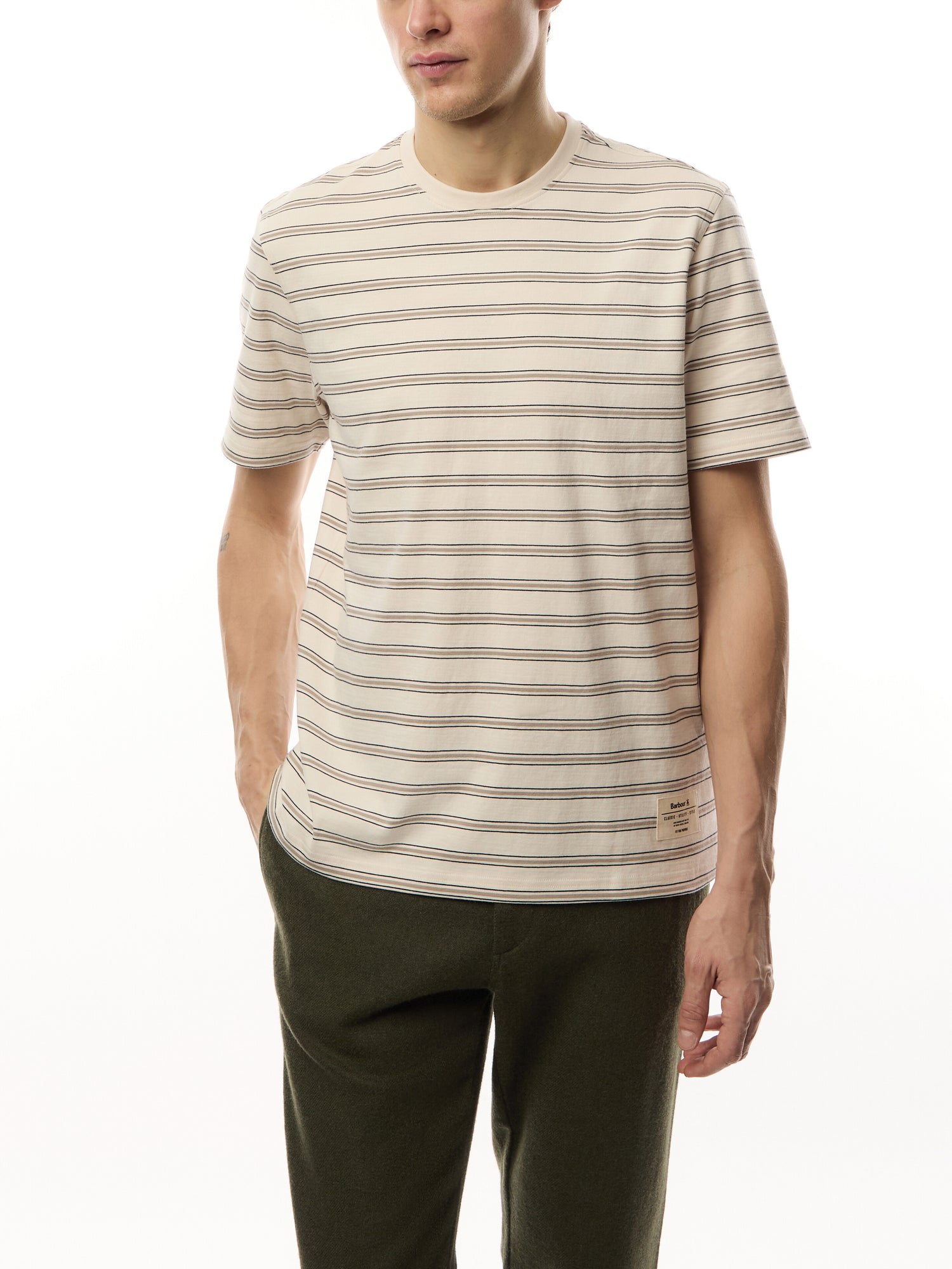 Elderslie Relaxed Fit Striped T Shirt