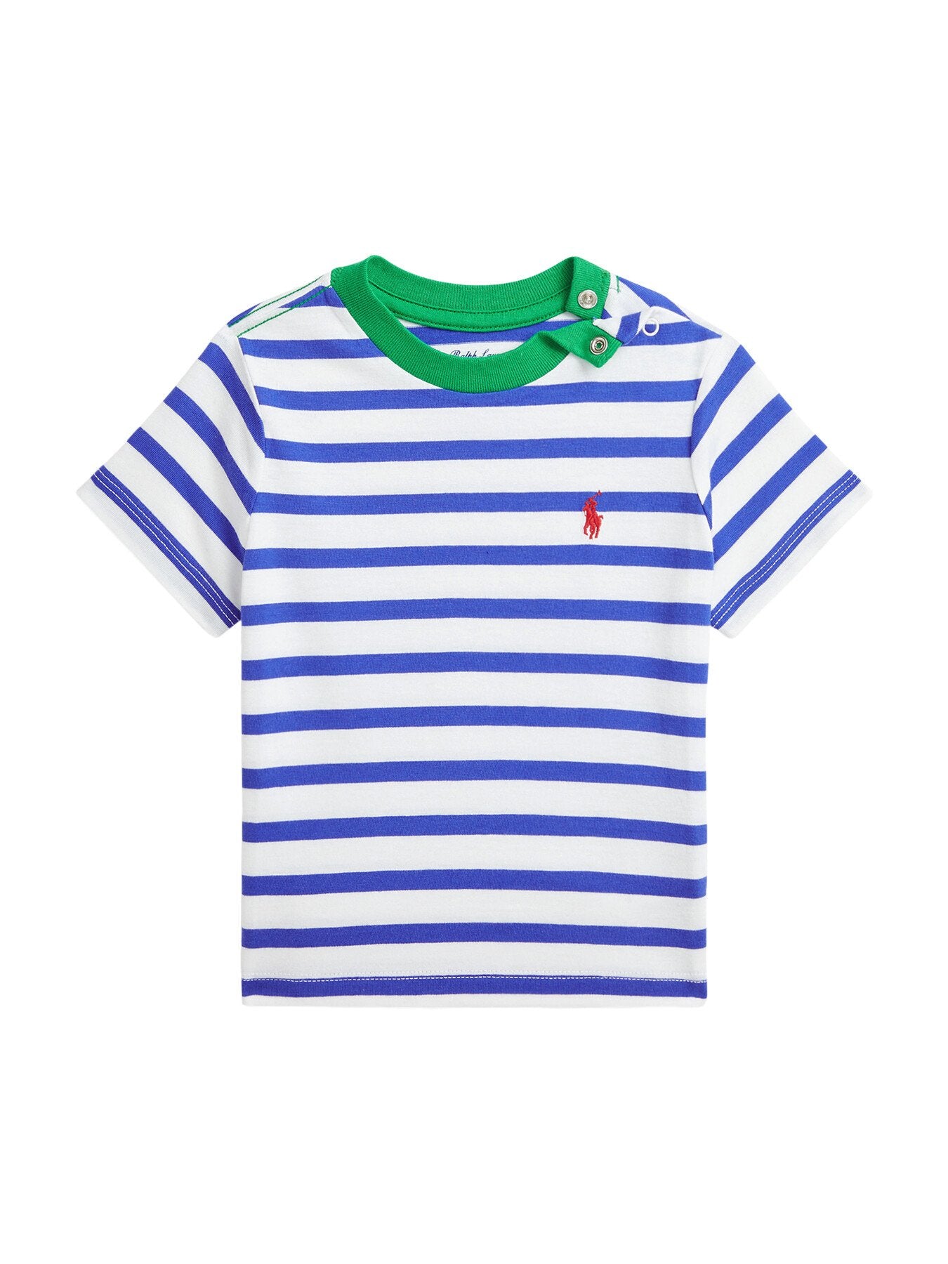 Striped Cotton Jersey Ringer Tee