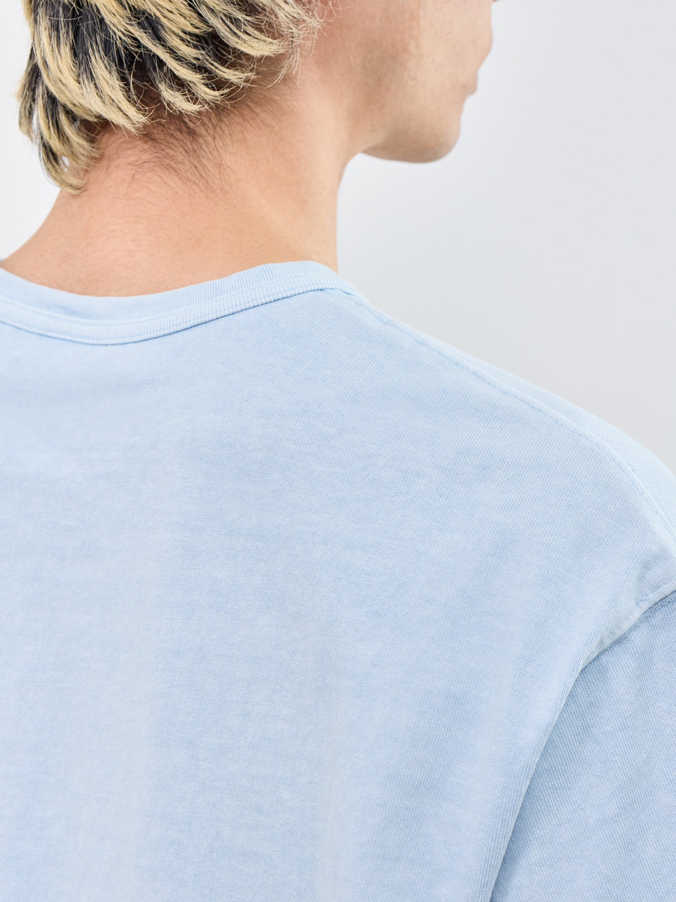 Pigment Dyeing T-Shirt Blue