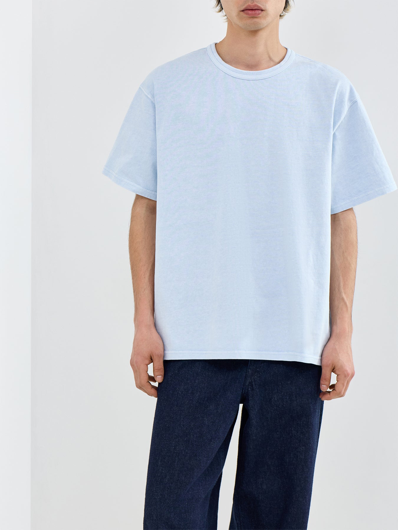 Pigment Dyeing T-Shirt Blue