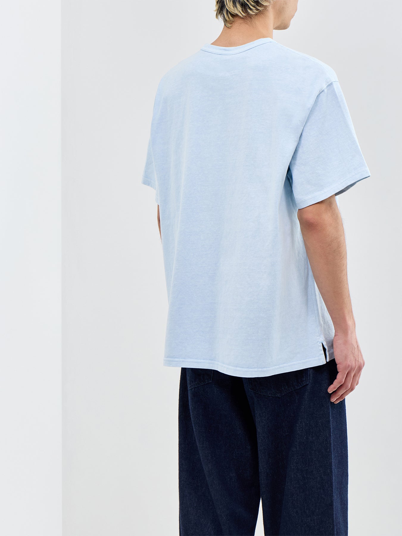 Pigment Dyeing T-Shirt Blue
