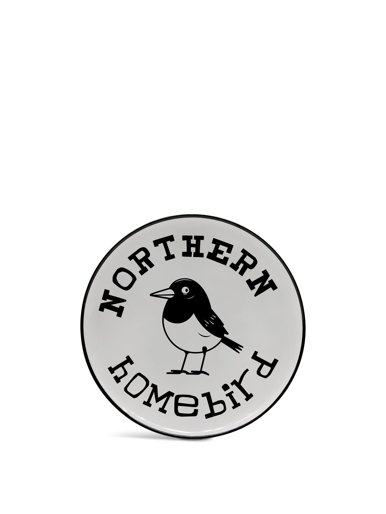 Northern Homebird Premium Ceramic 8” Plate with Black Rim