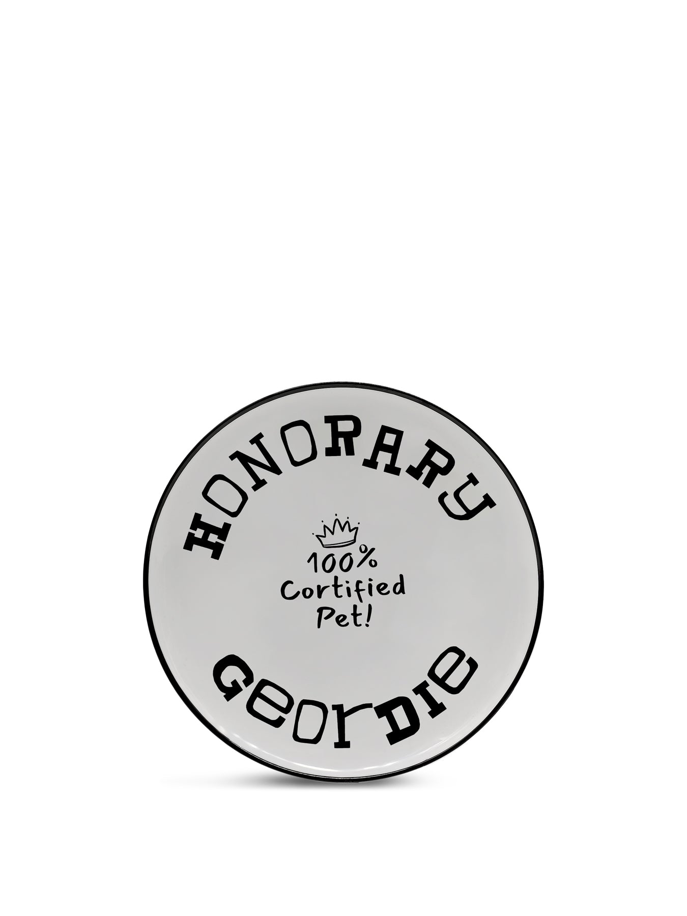 Honorary Geordie Premium Ceramic 8” Plate with Black Rim