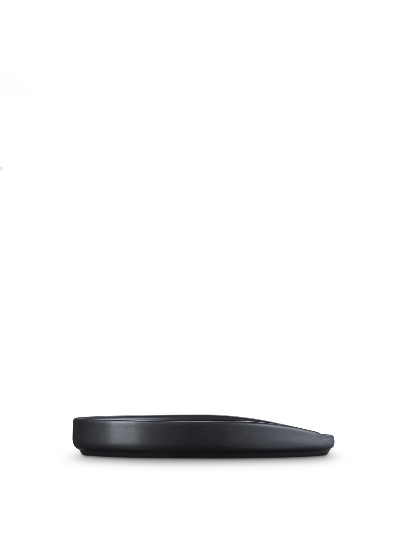 Stoneware Oval Spoon Rest Satin Black