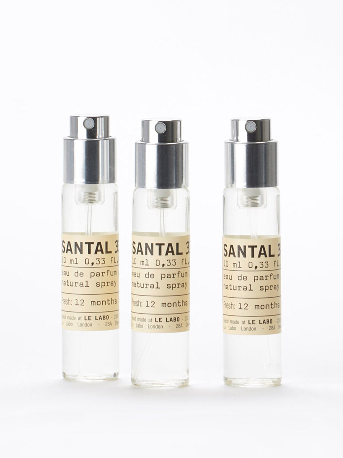 Santal 33 Eau de Parfum Travel Tube Refill Set 3 x 10ml