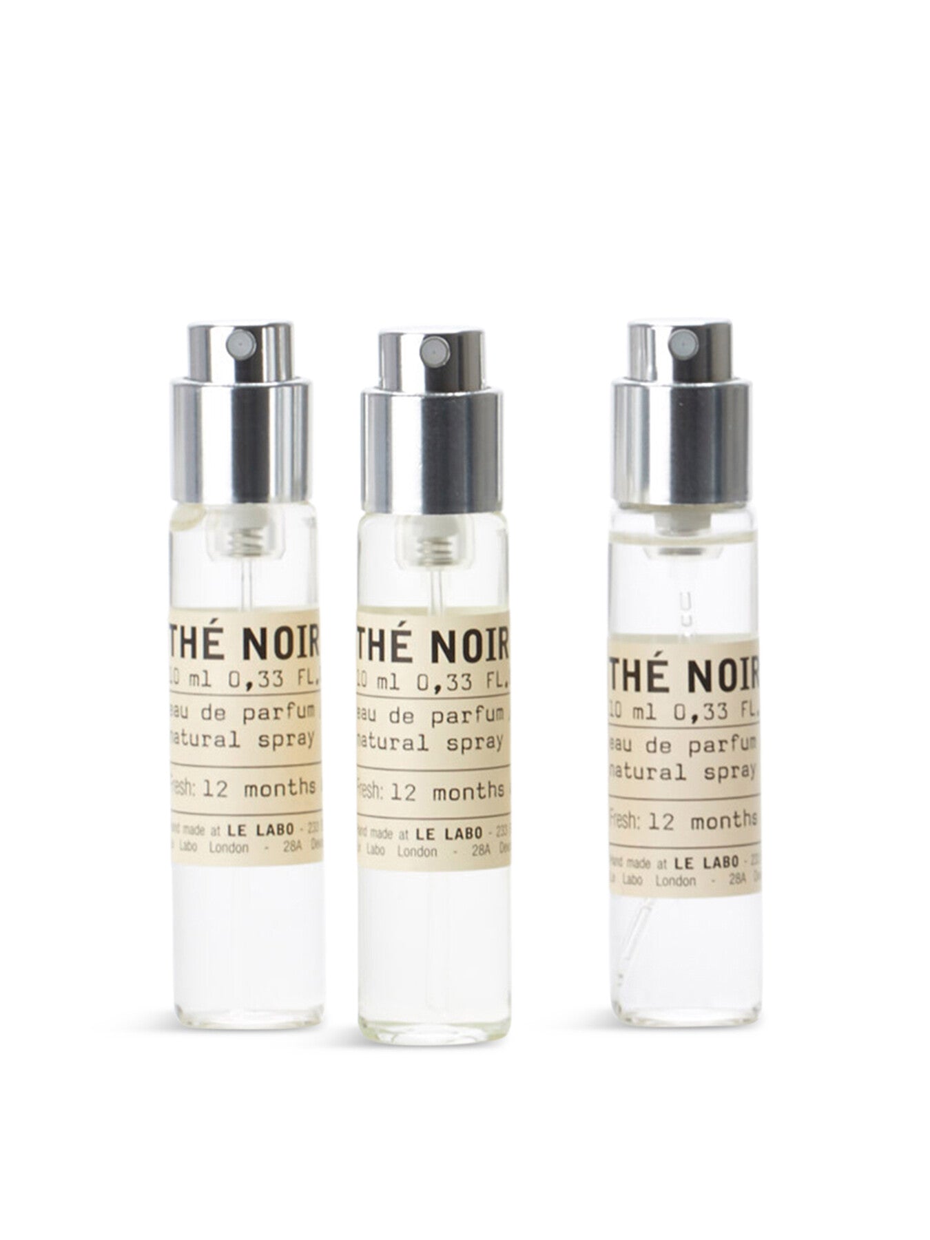 The Noir 29 Eau de Parfum Travel Tube Refill Set 3 x 10ml