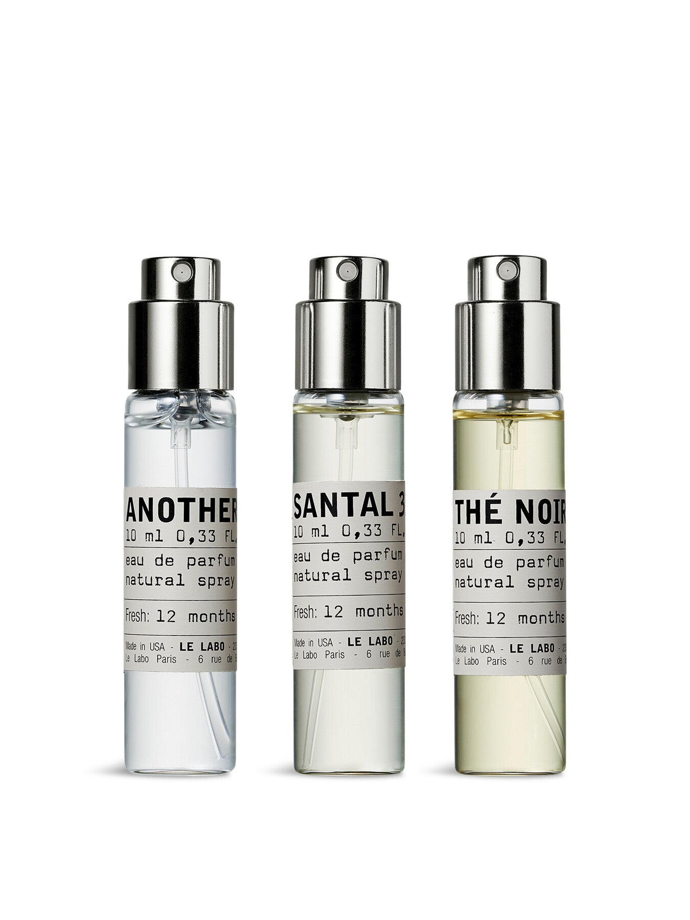 Travel Tube Set 3 x 10ml