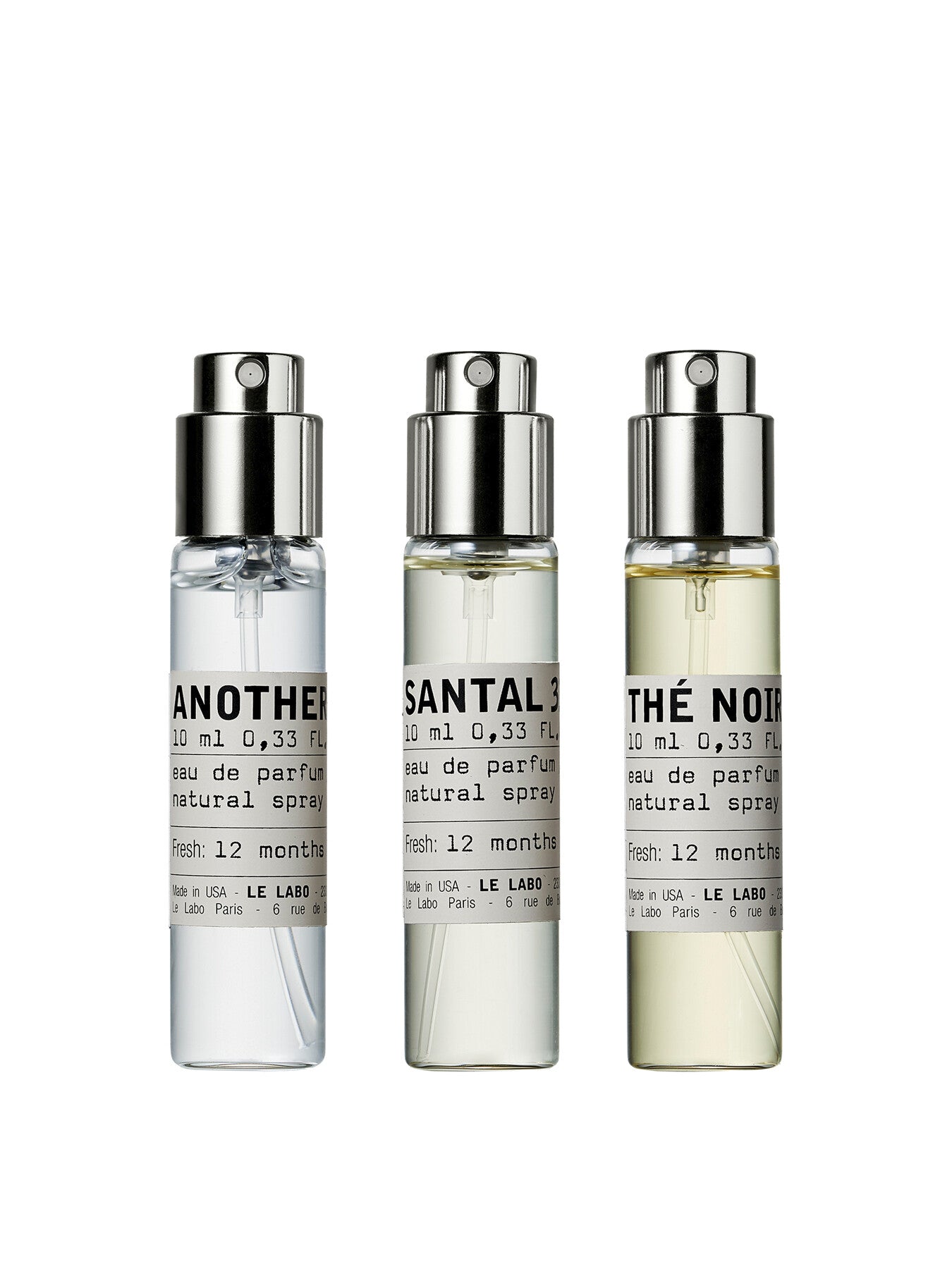 Travel Tube Set 3 x 10ml