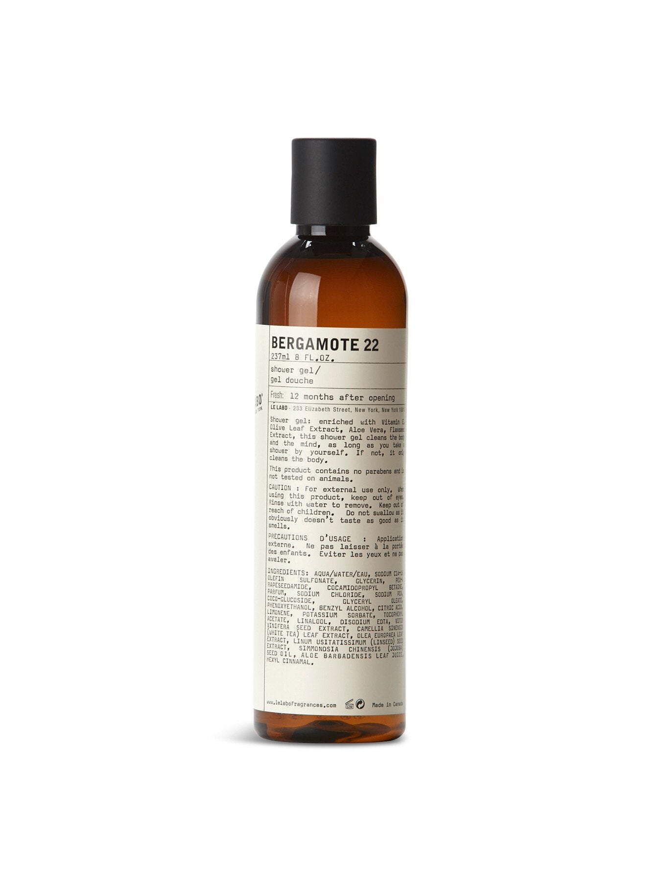 Bergamote 22 Shower Gel 237ml