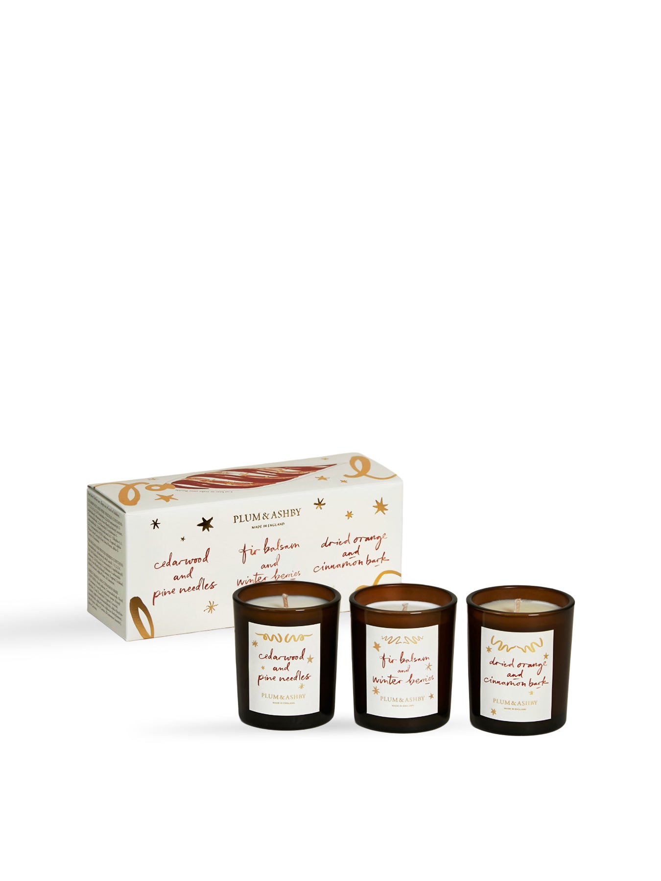 Winter Votive Set 3 x 9cl