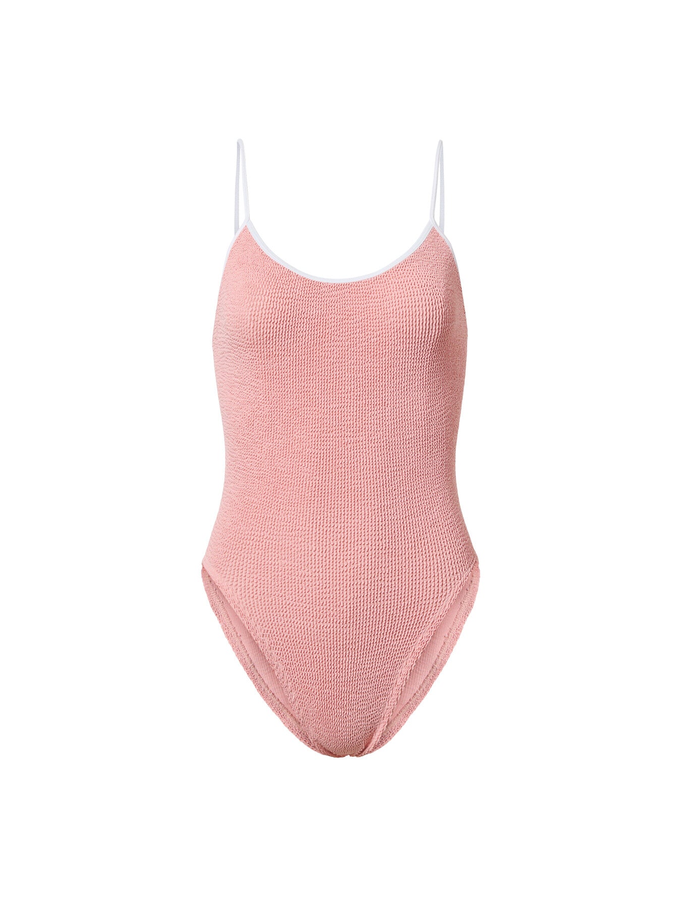 Pamela Swim Contrast Peach Swimsuit