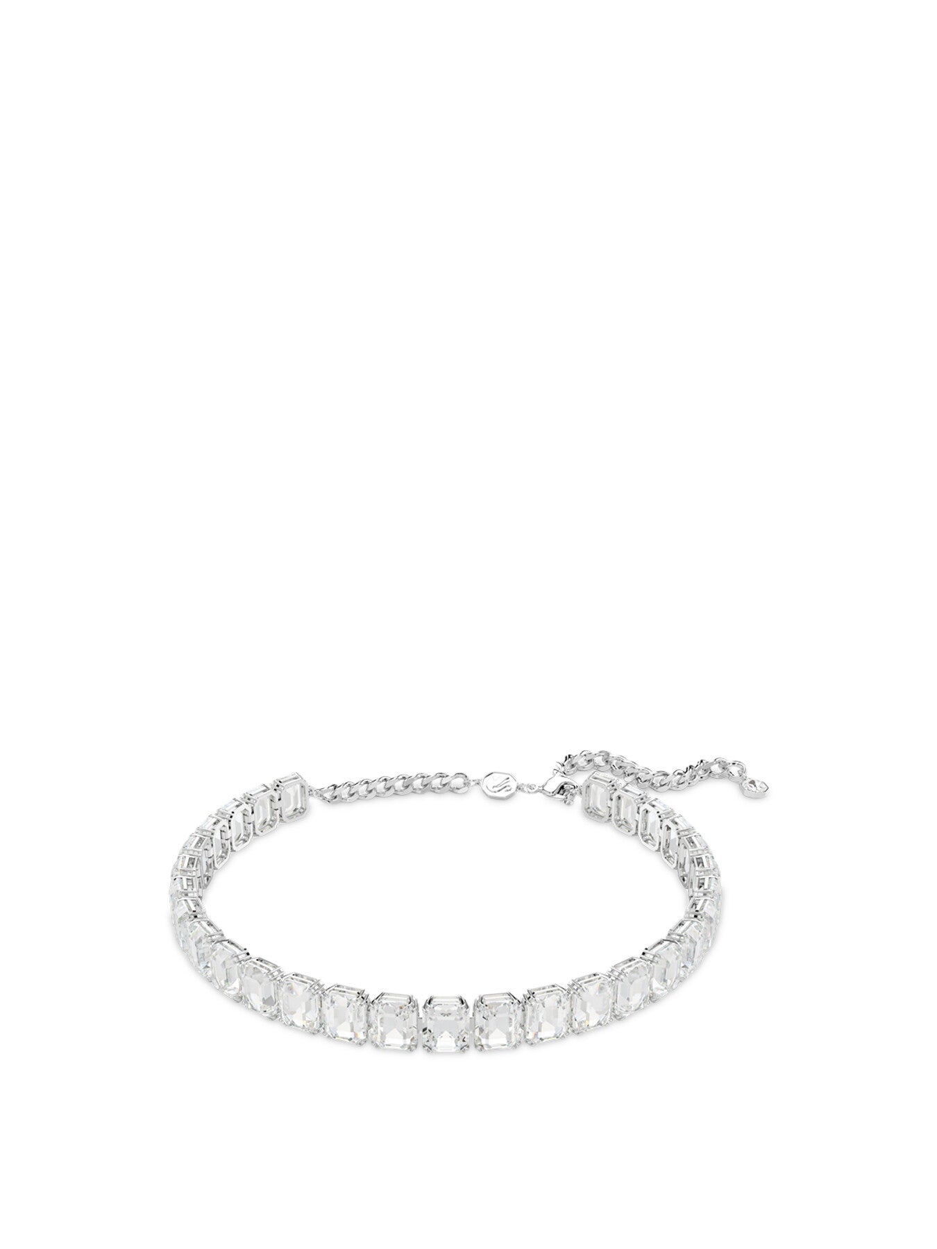 Millinenia Octagon Cut Crystal Necklace