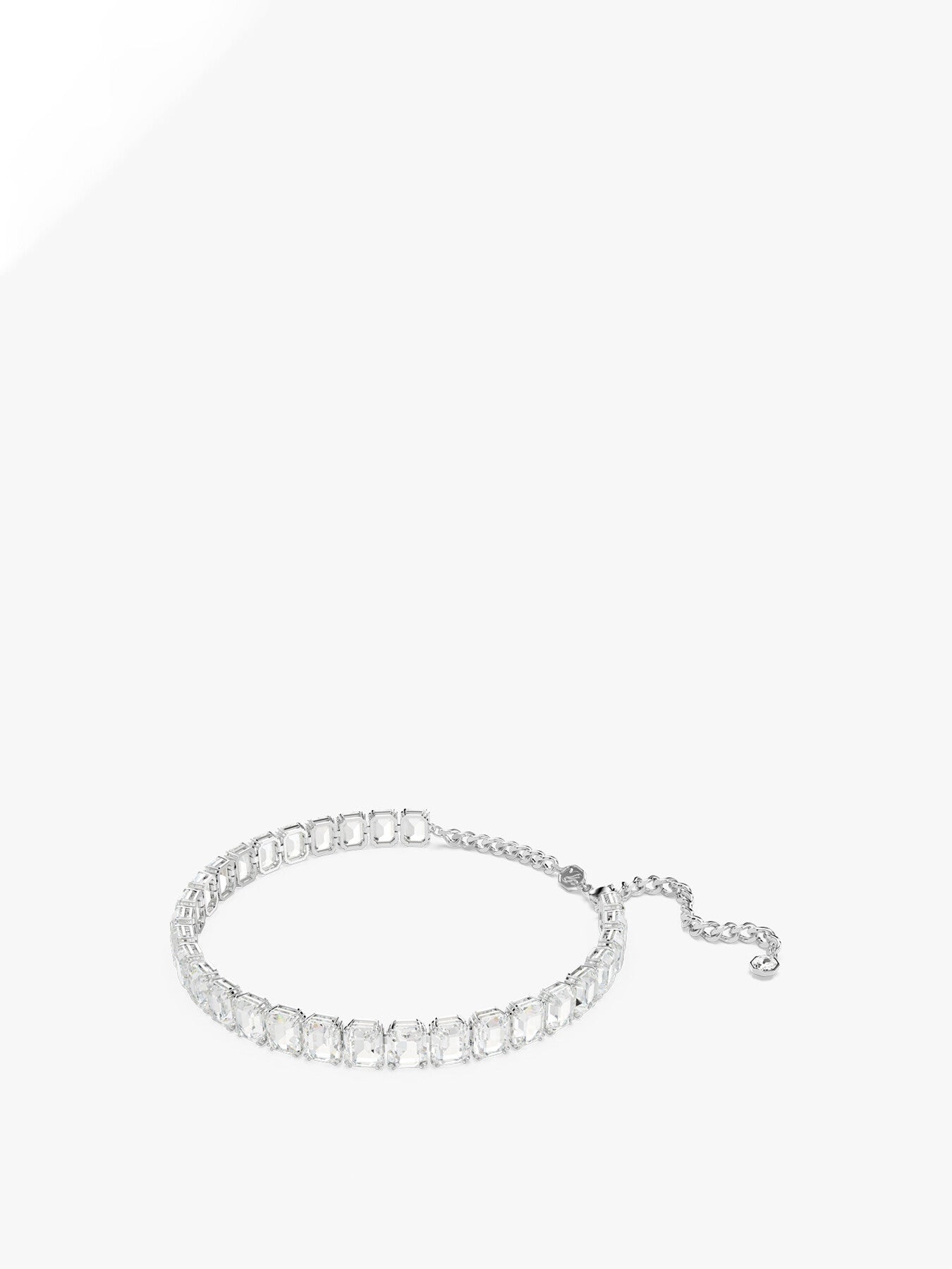 Millinenia Octagon Cut Crystal Necklace