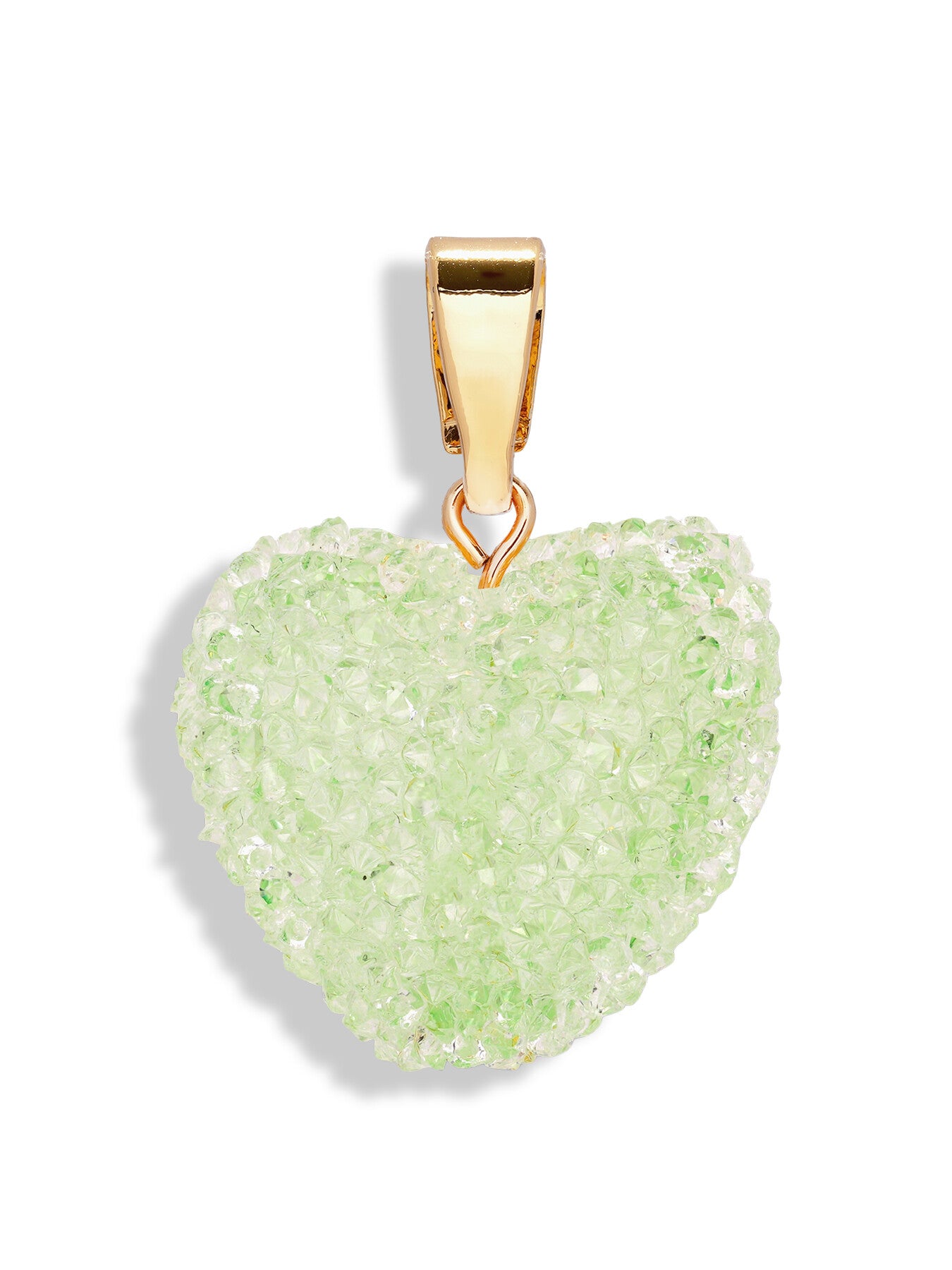 Jelly Heart Pendant Charm
